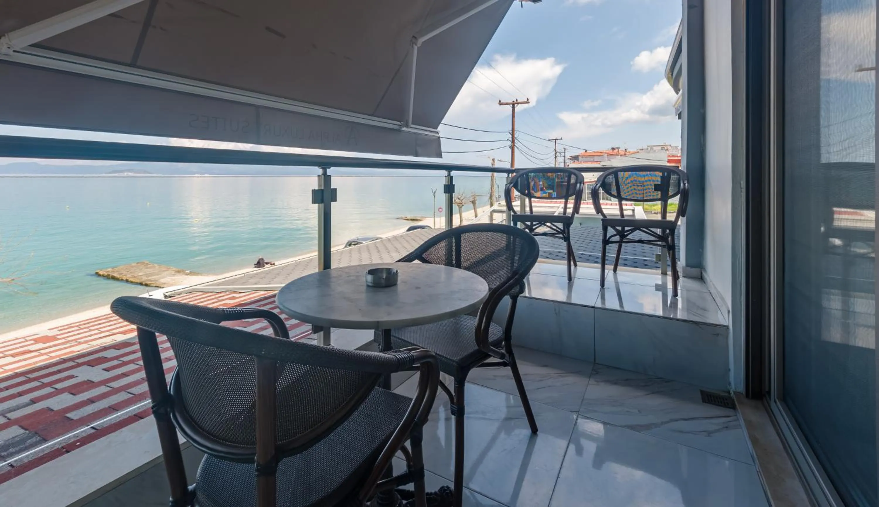 Patio in Alpha Luxury Suites