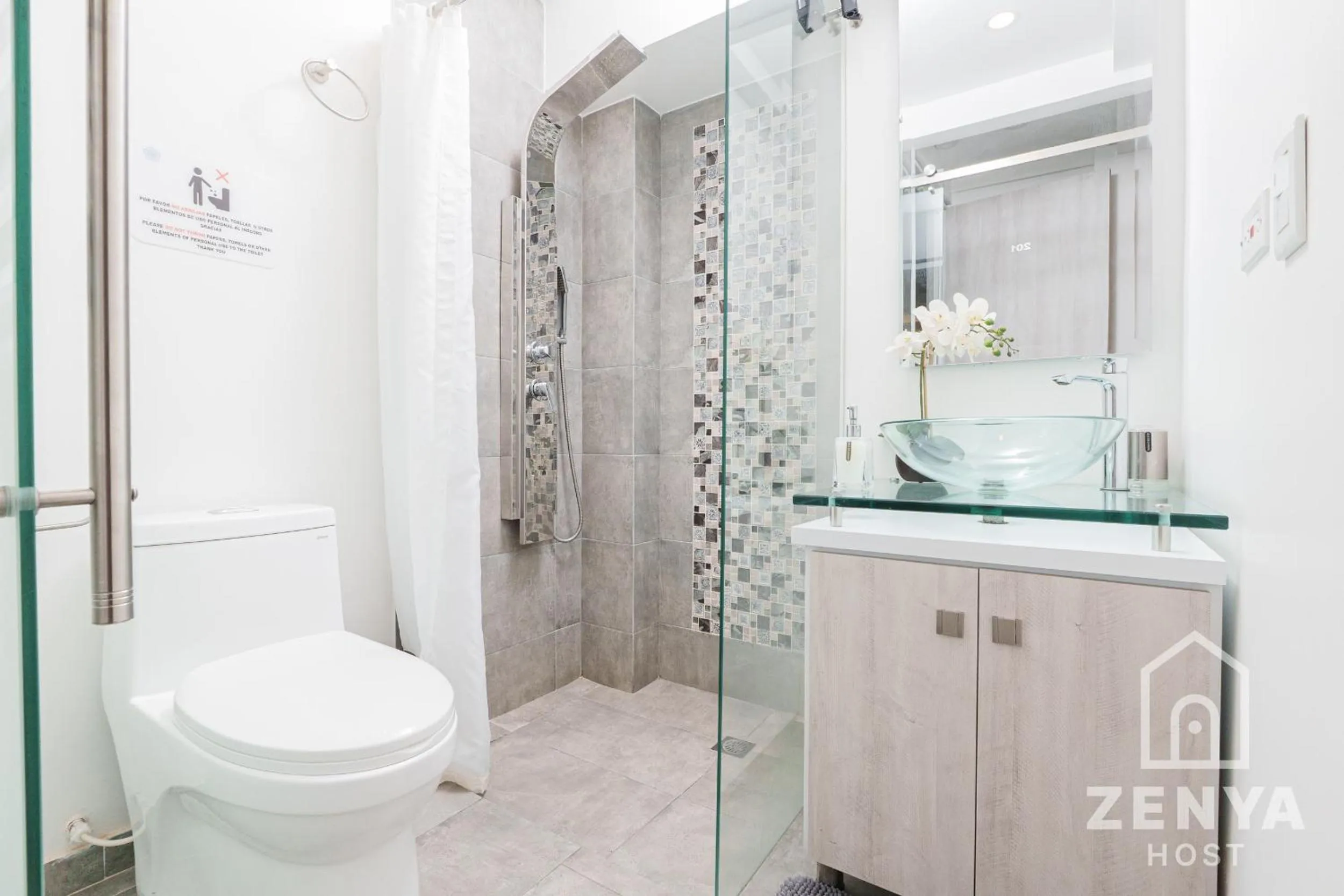 Shower in Recovery house by Zenya Host