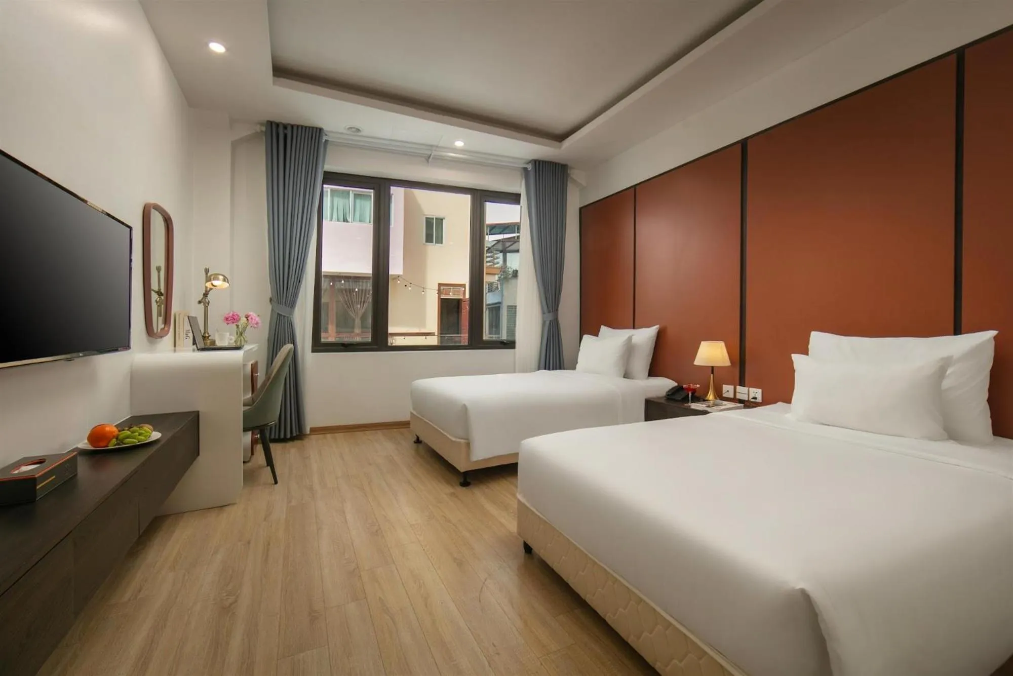 Bedroom, Bed in Amira Hotel Bắc Ninh
