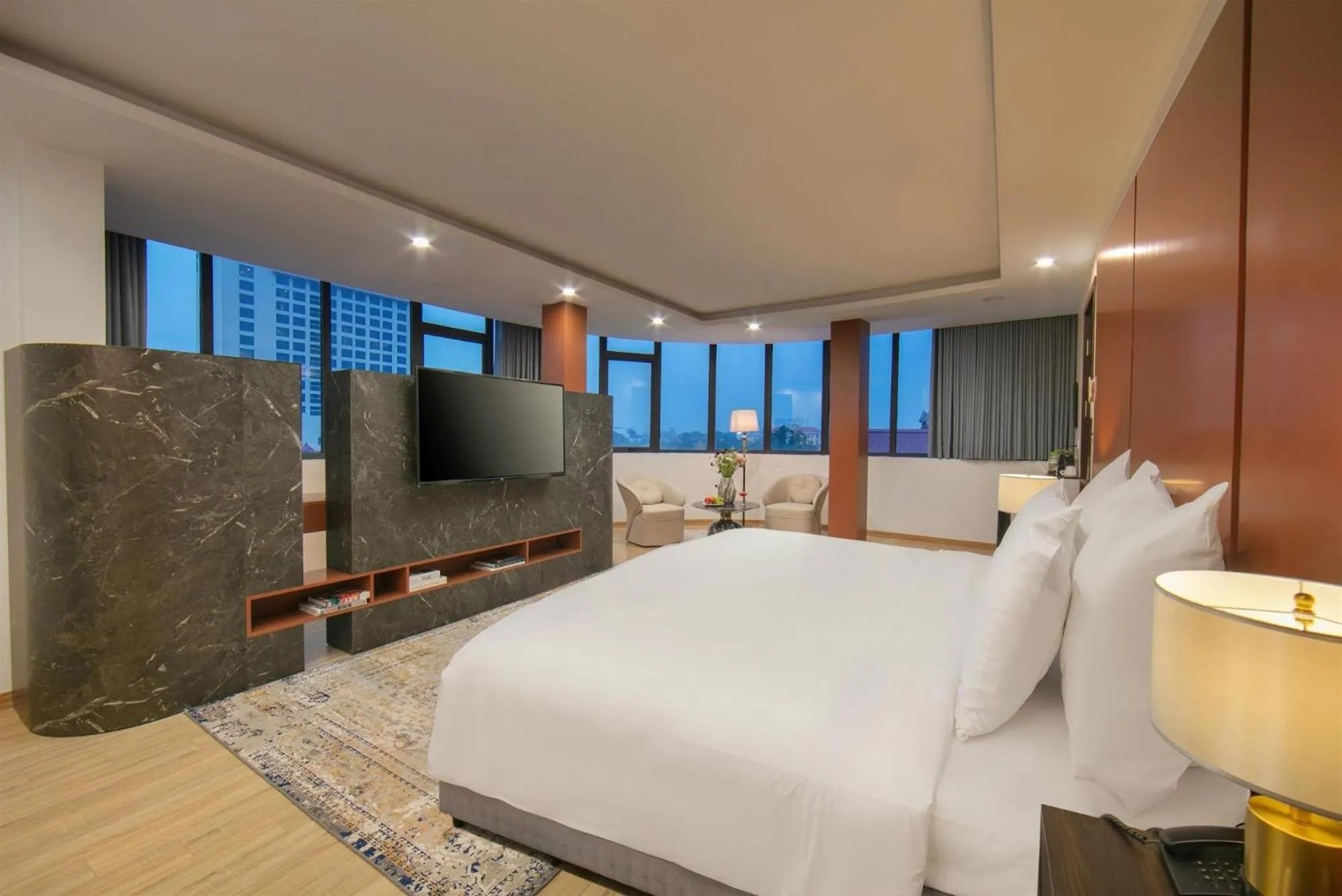 Bedroom, Bed in Amira Hotel Bắc Ninh