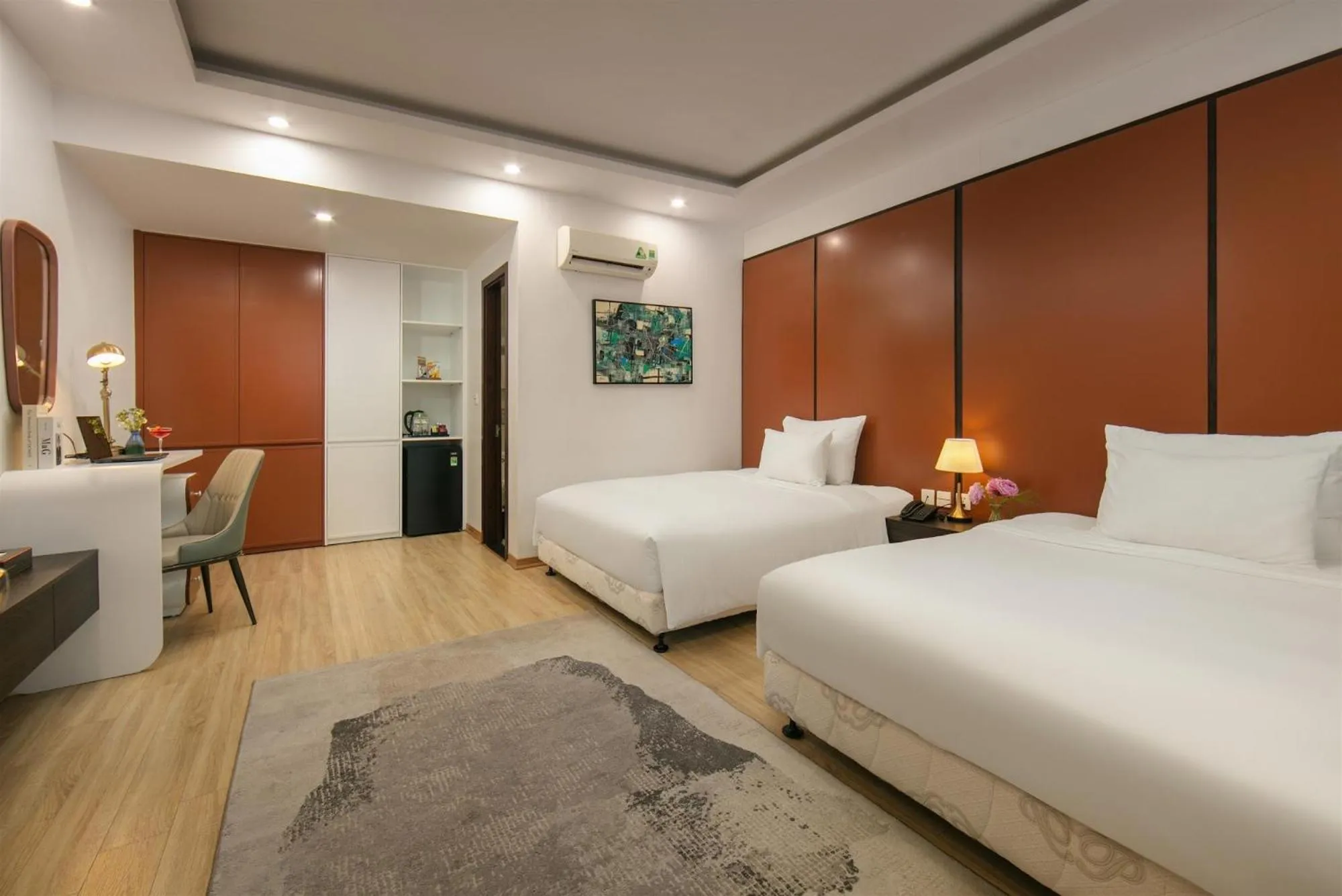 Bed in Amira Hotel Bắc Ninh