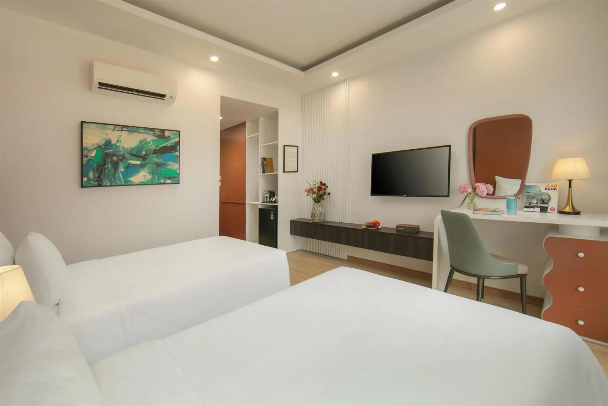 Bed in Amira Hotel Bắc Ninh