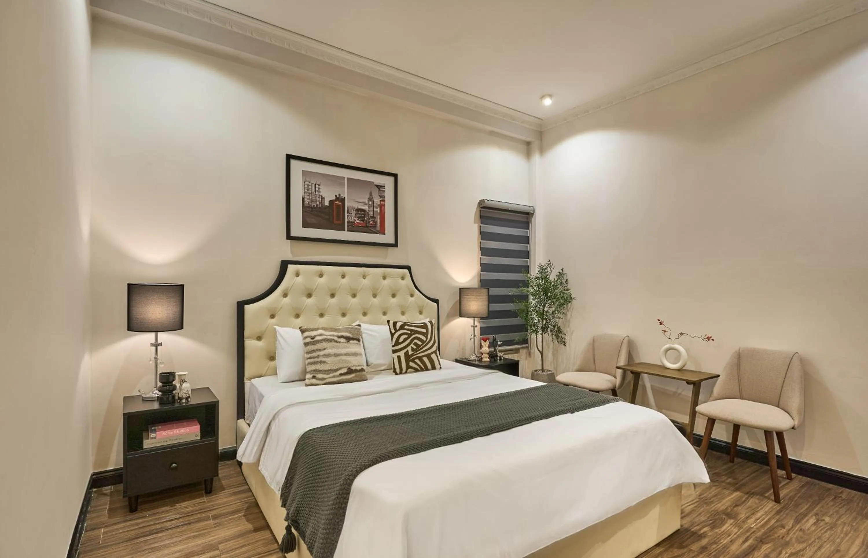 Bed in The Passion Lux Airport Hotel Apartment - Free Airport