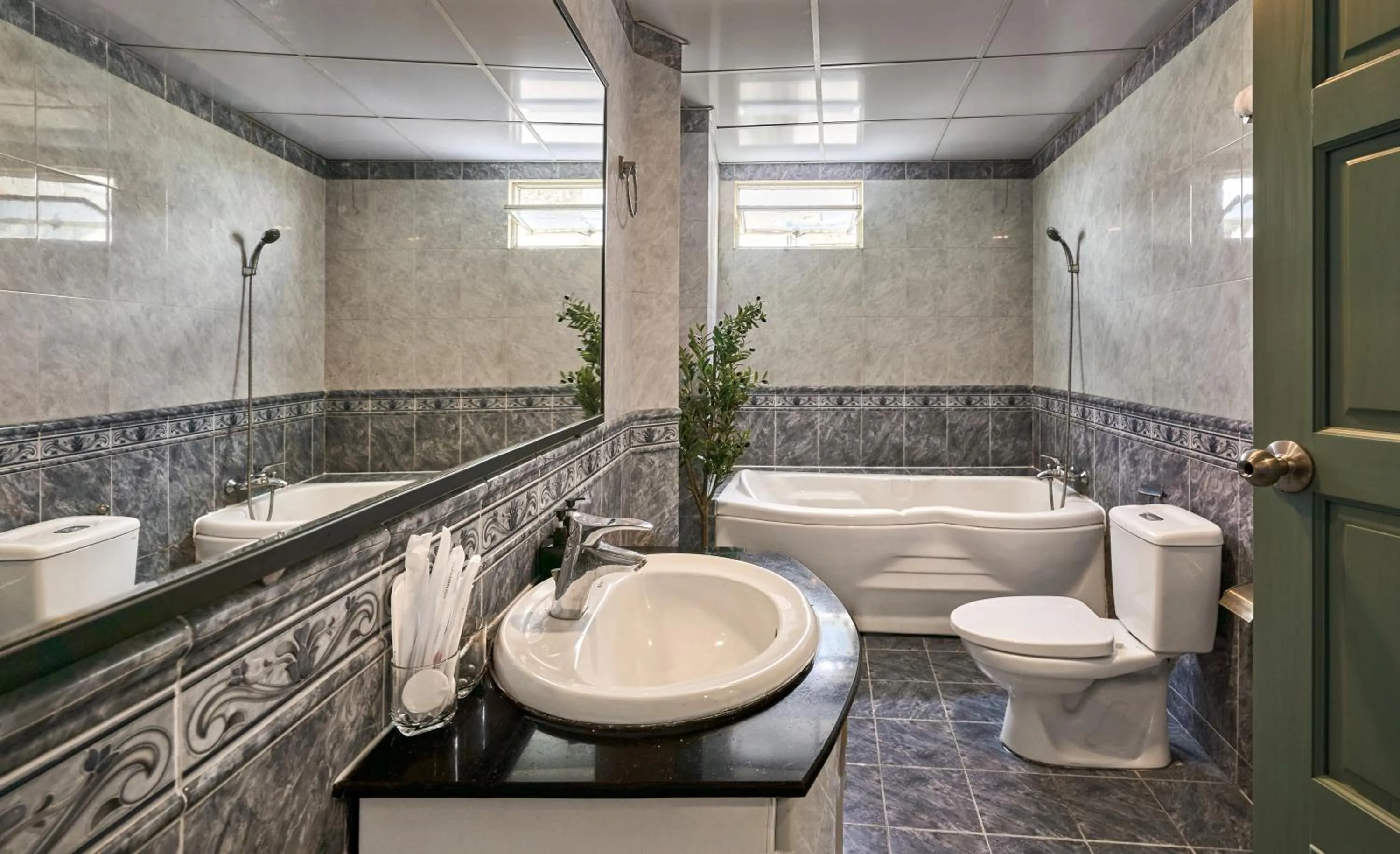 Shower in The Passion Lux Airport Hotel Apartment - Free Airport