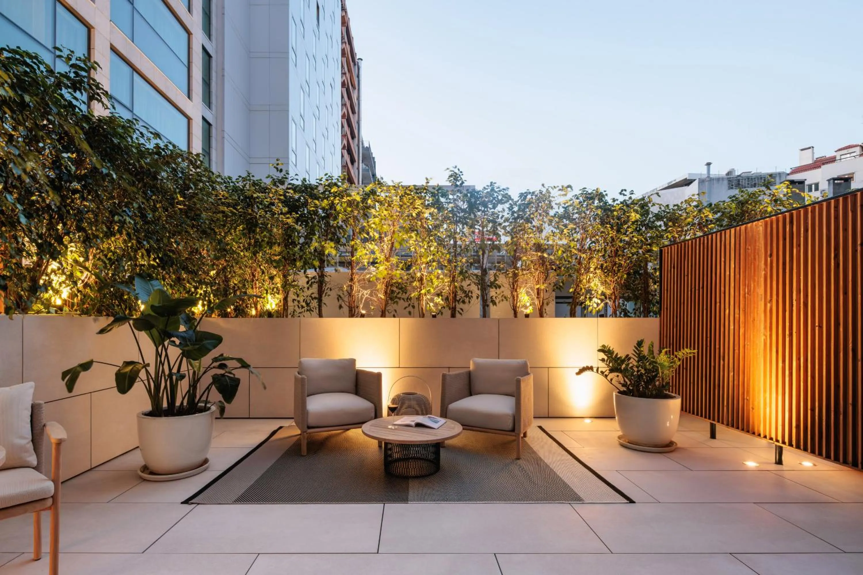 Patio in ME Lisbon by Meliá