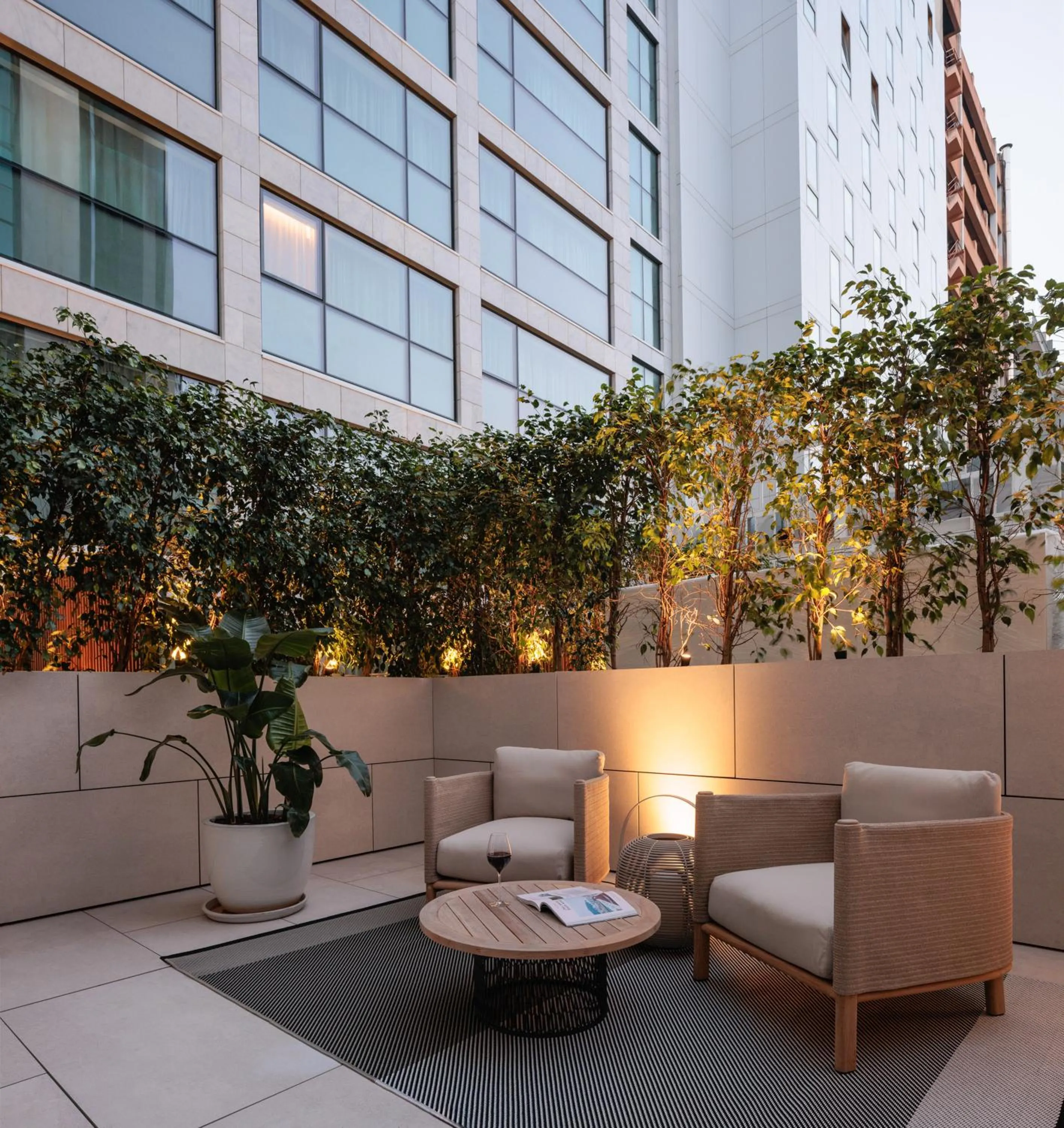 Patio in ME Lisbon by Meliá