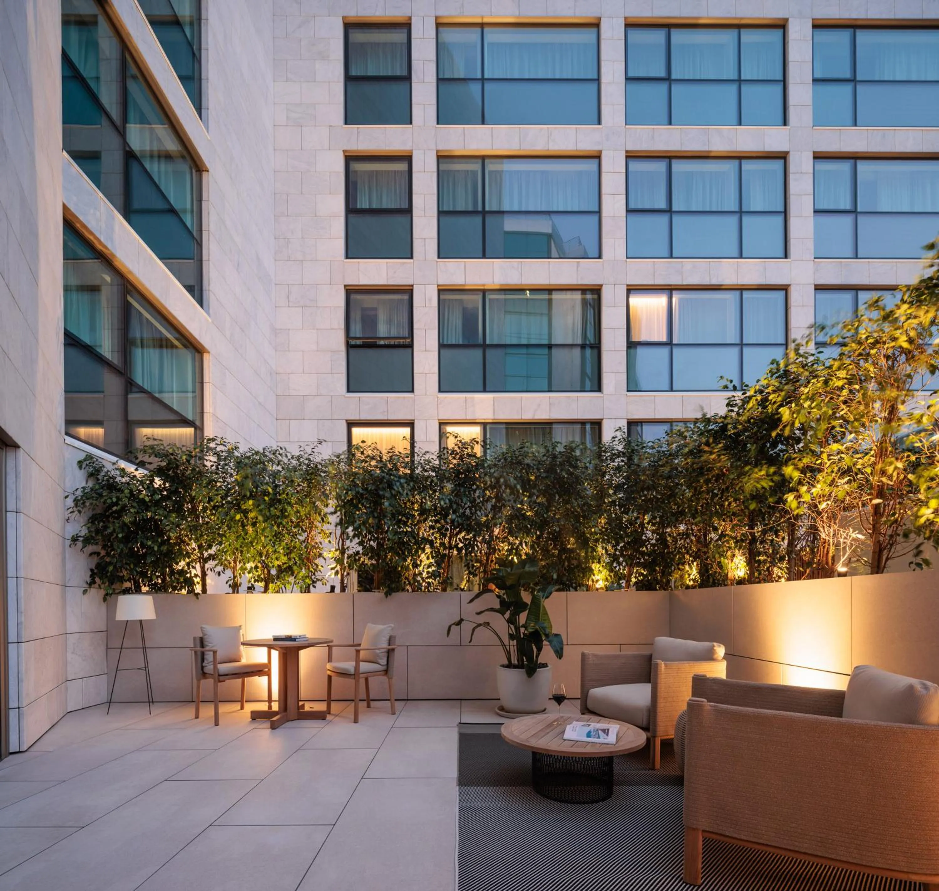 Patio in ME Lisbon by Meliá