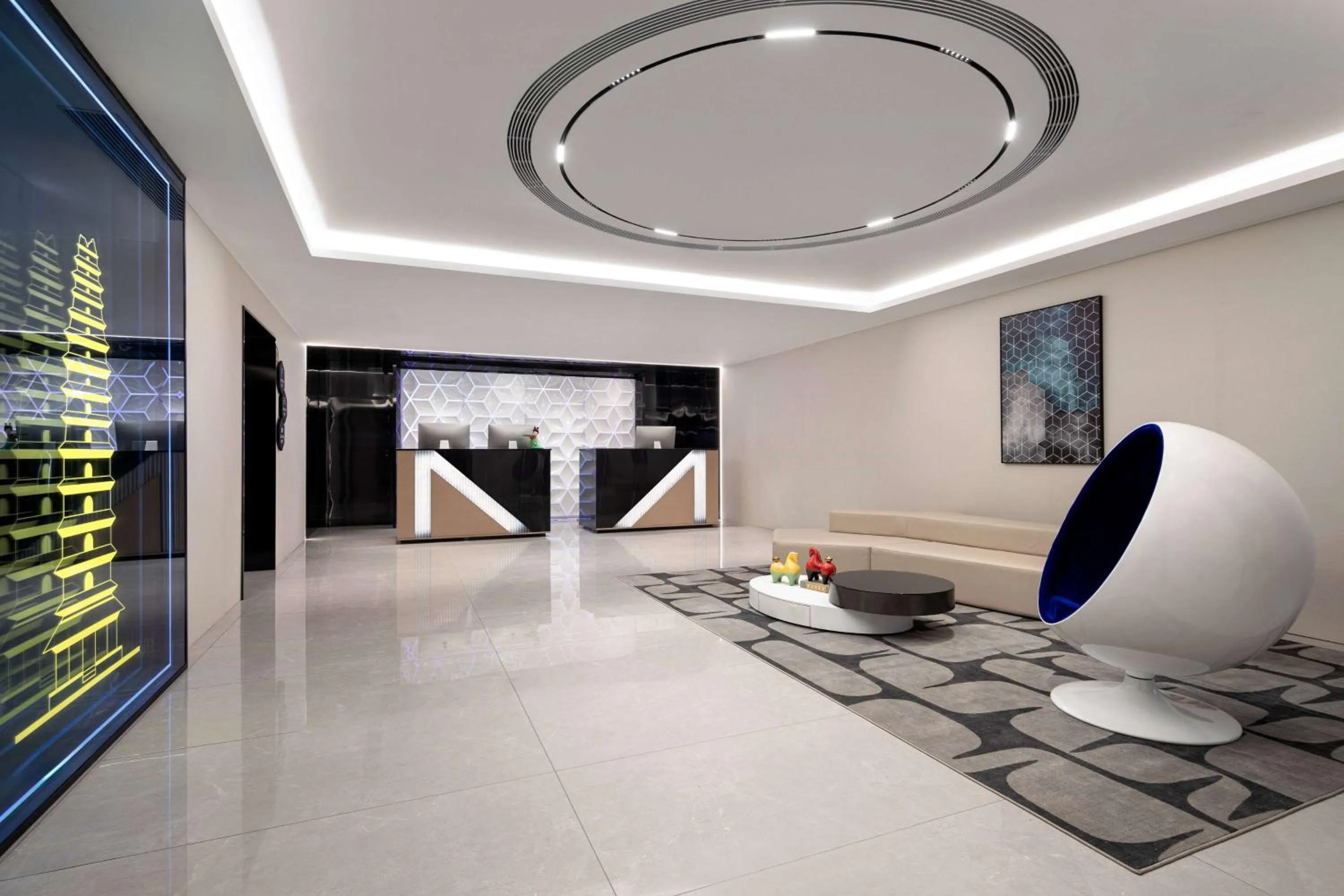 Lobby or reception in Microtel by Wyndham Xian Beilin