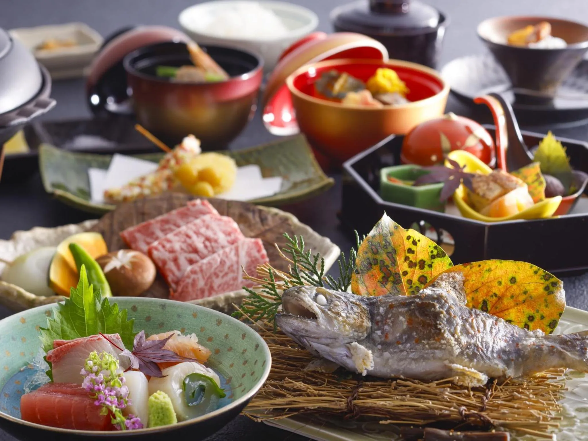 Dinner in Matsusaka Wan Wan Paradise Forest Hotel