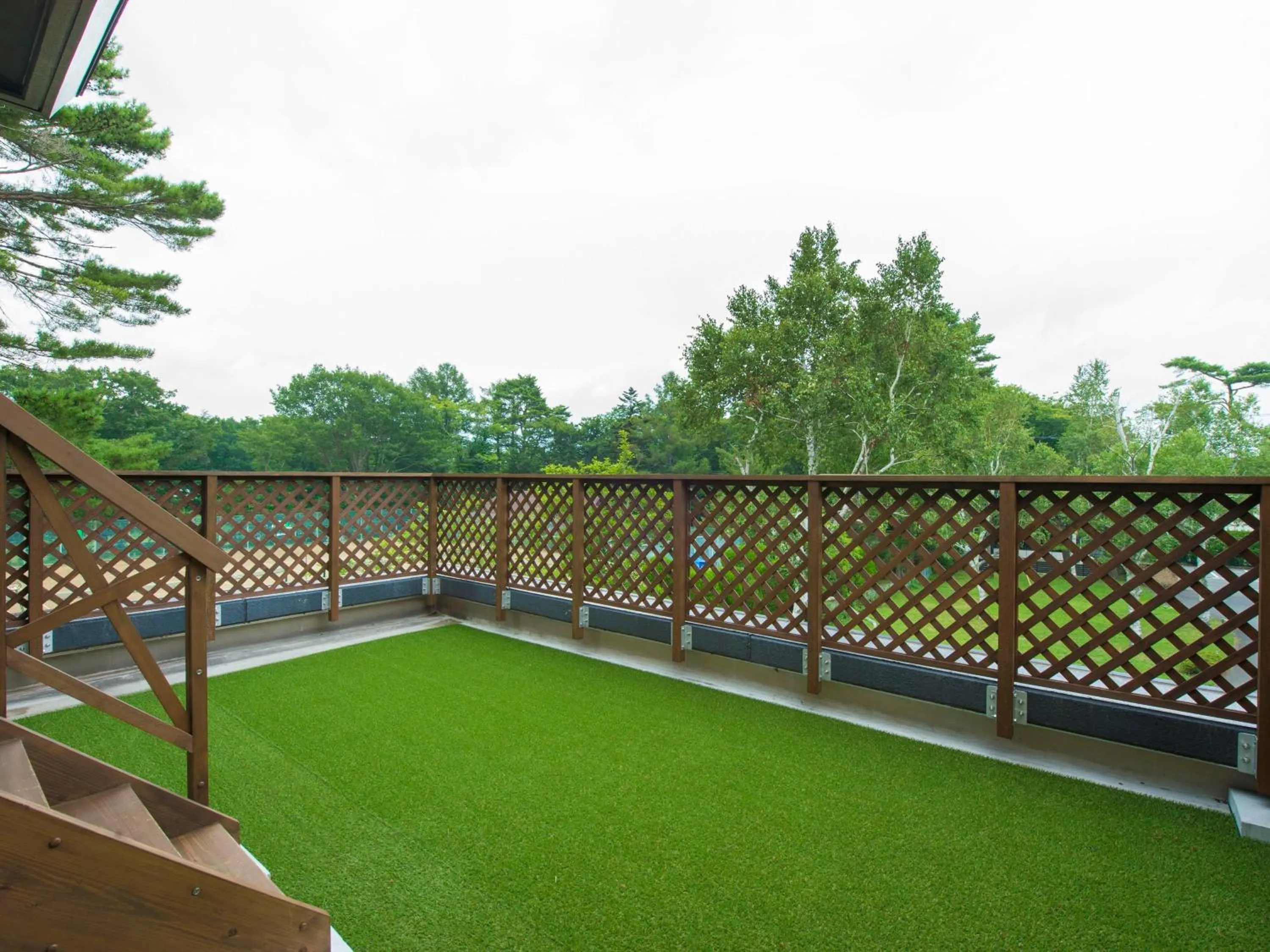 Balcony/Terrace in Wan's Resort Yamanakako