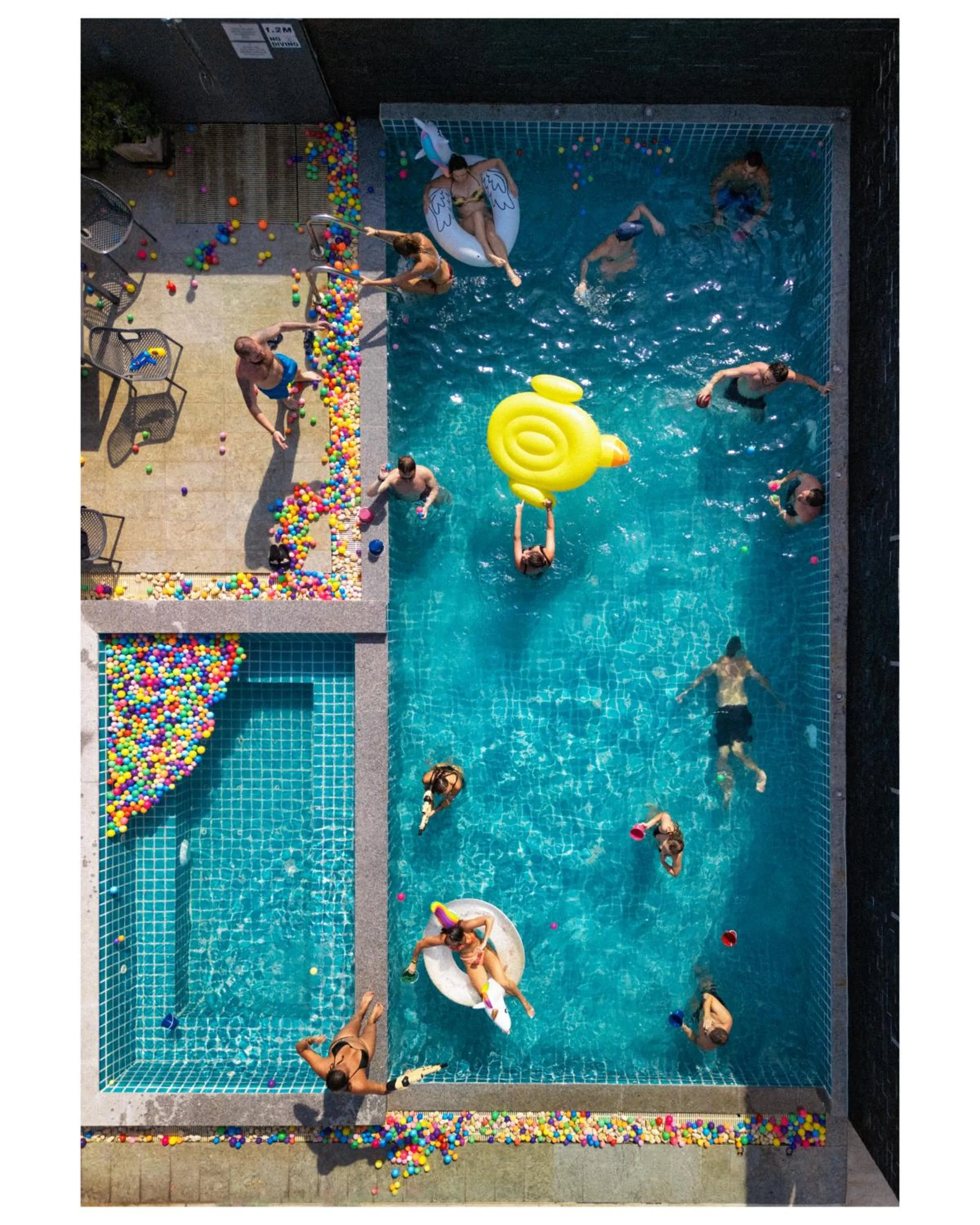 Swimming pool in EBS Hostel Phuket