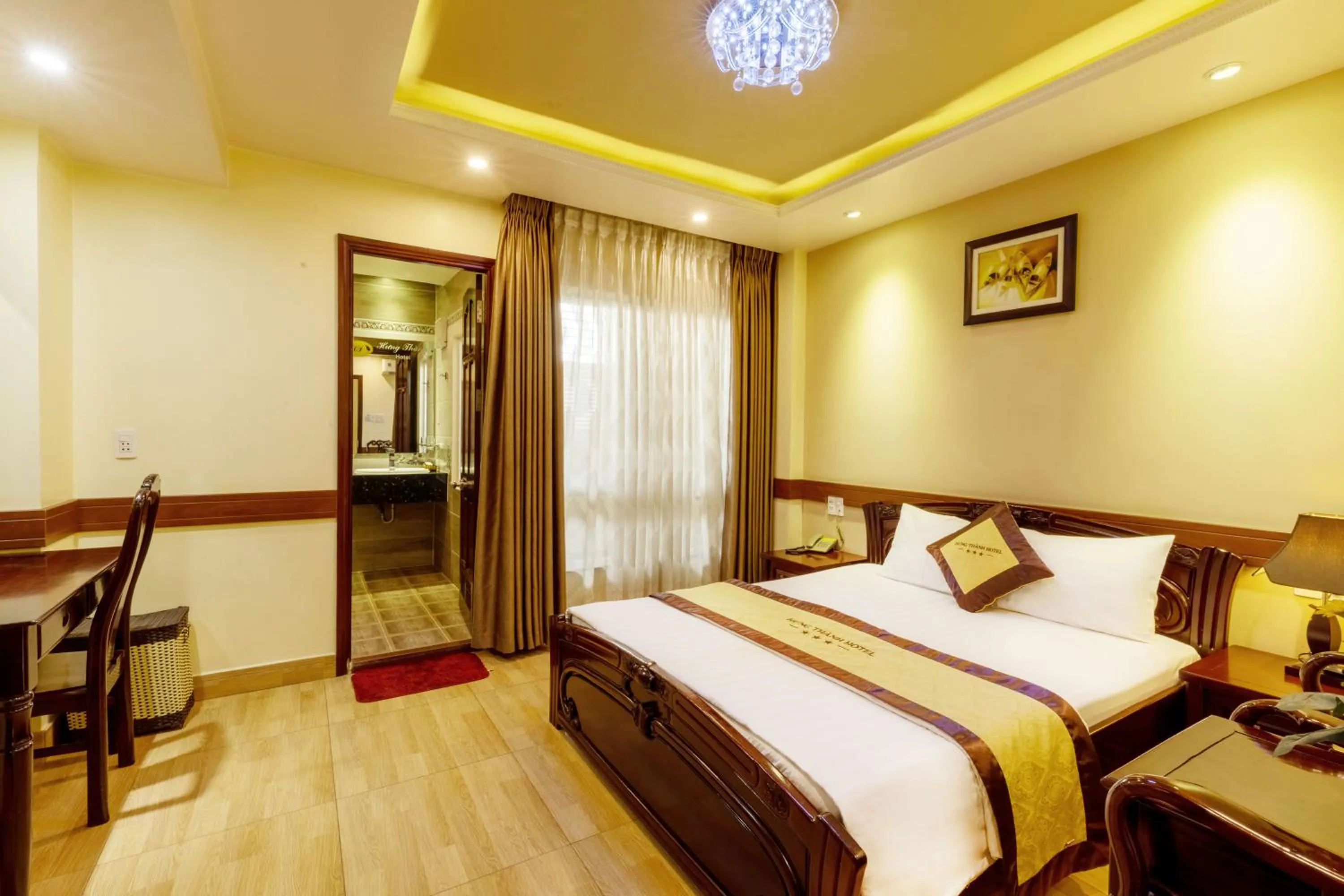 Bed in Hung Thanh Airport Hotel - Gần Siêu Thị Vincom