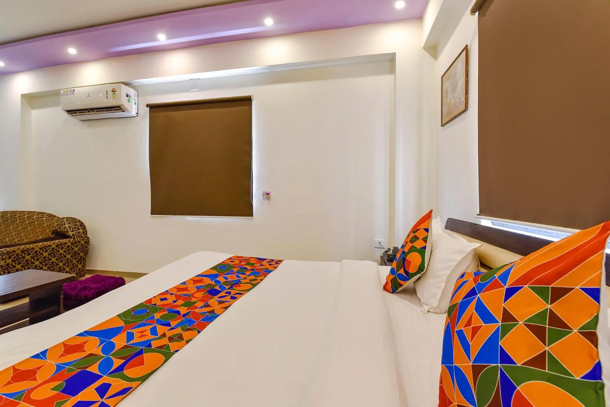 Bedroom, Bed in FabHotel Crystal Inn II - Paldi Char Rasta