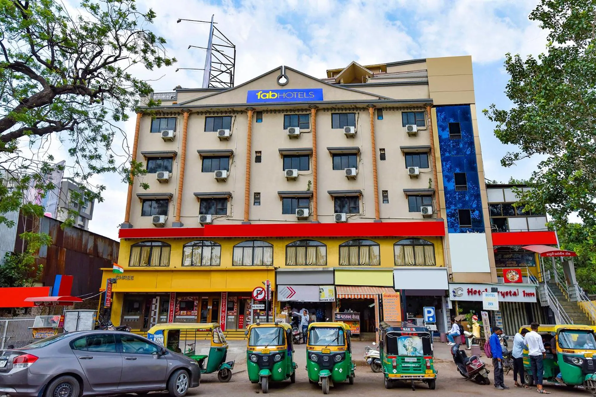 Property building in FabHotel Crystal Inn II - Paldi Char Rasta