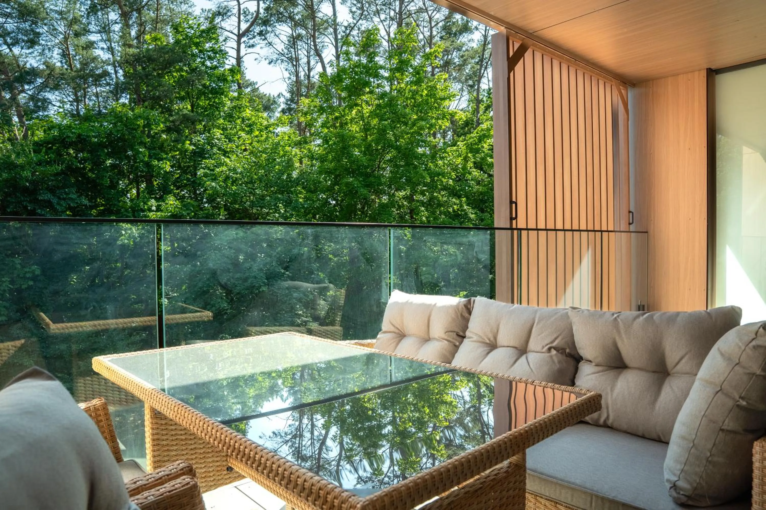 Balcony/Terrace in Sea & Forest Resort Międzyzdroje