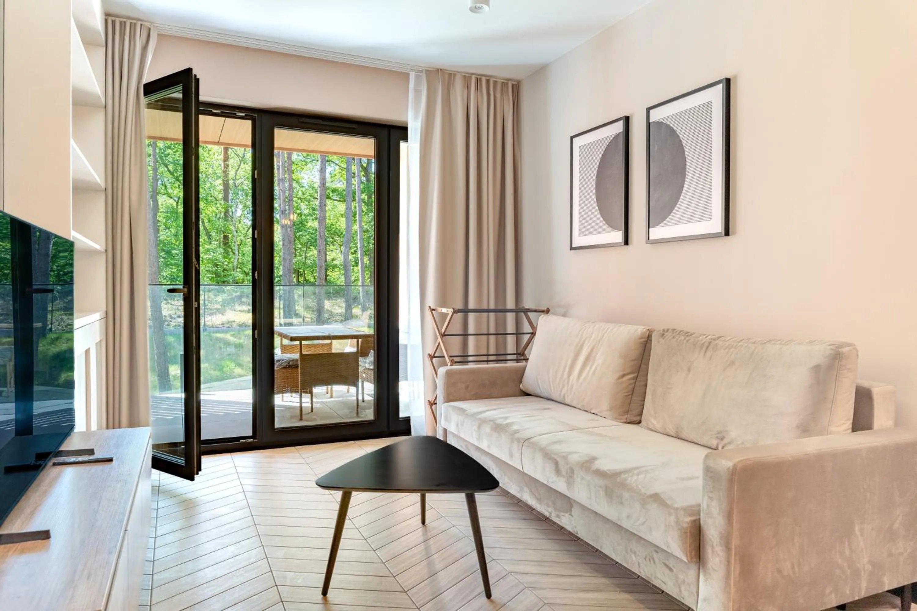 Living room in Sea & Forest Resort Międzyzdroje