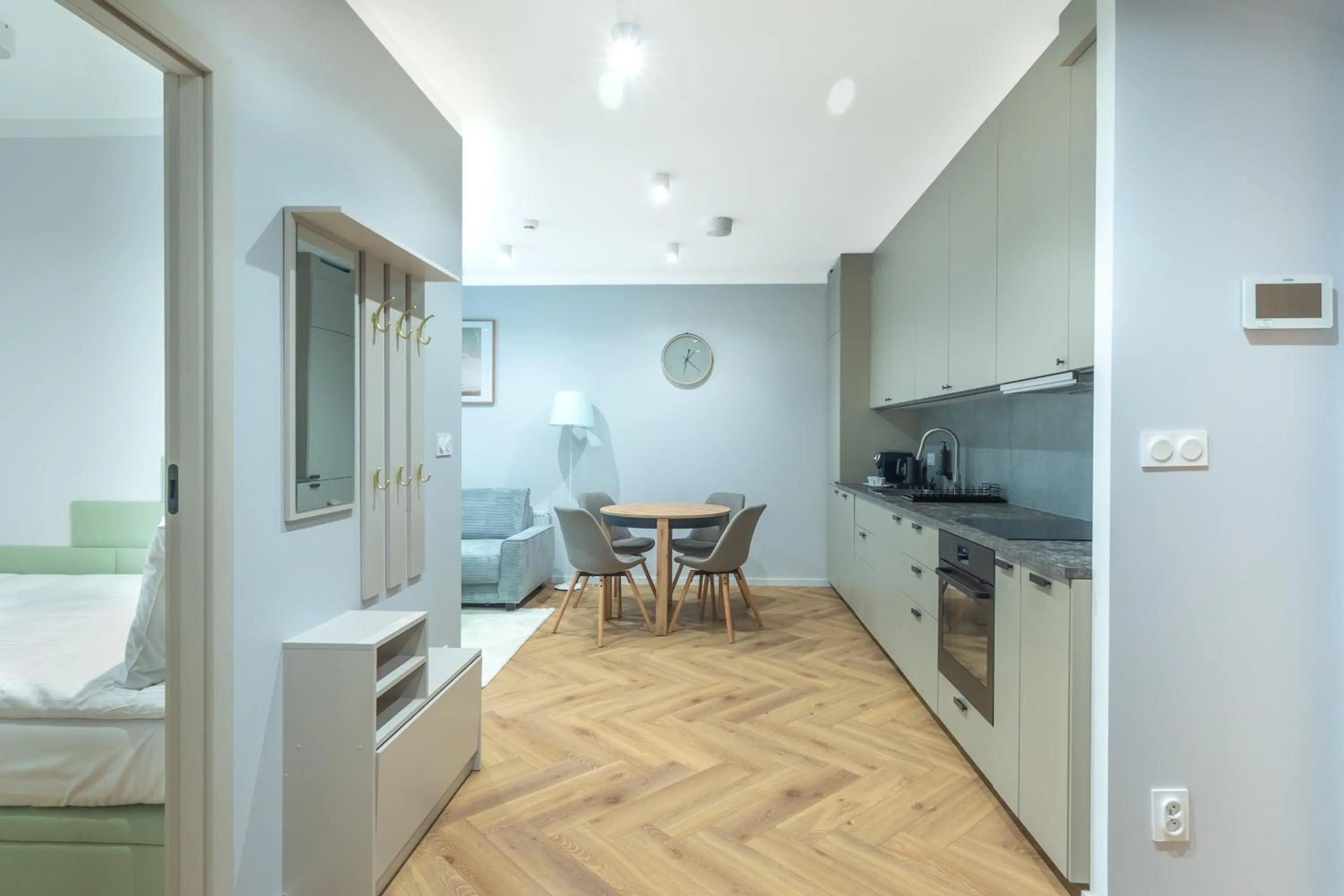 Kitchen or kitchenette in Sea & Forest Resort Międzyzdroje