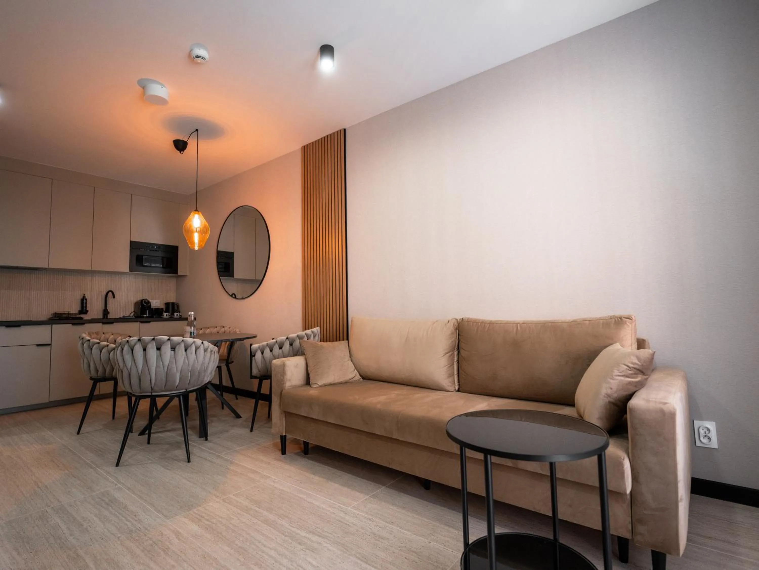 Kitchen or kitchenette in Sea & Forest Resort Międzyzdroje