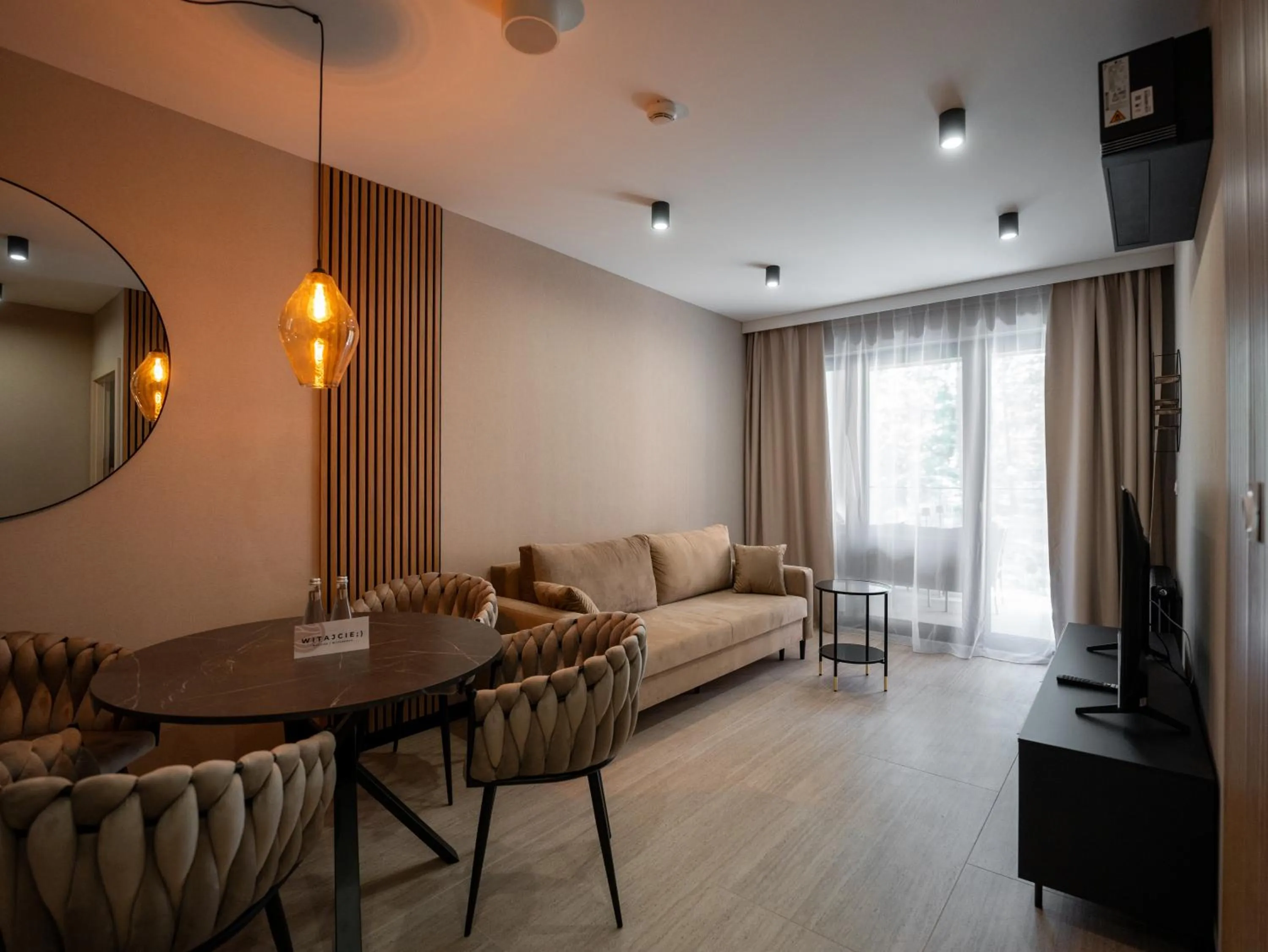 Living room in Sea & Forest Resort Międzyzdroje