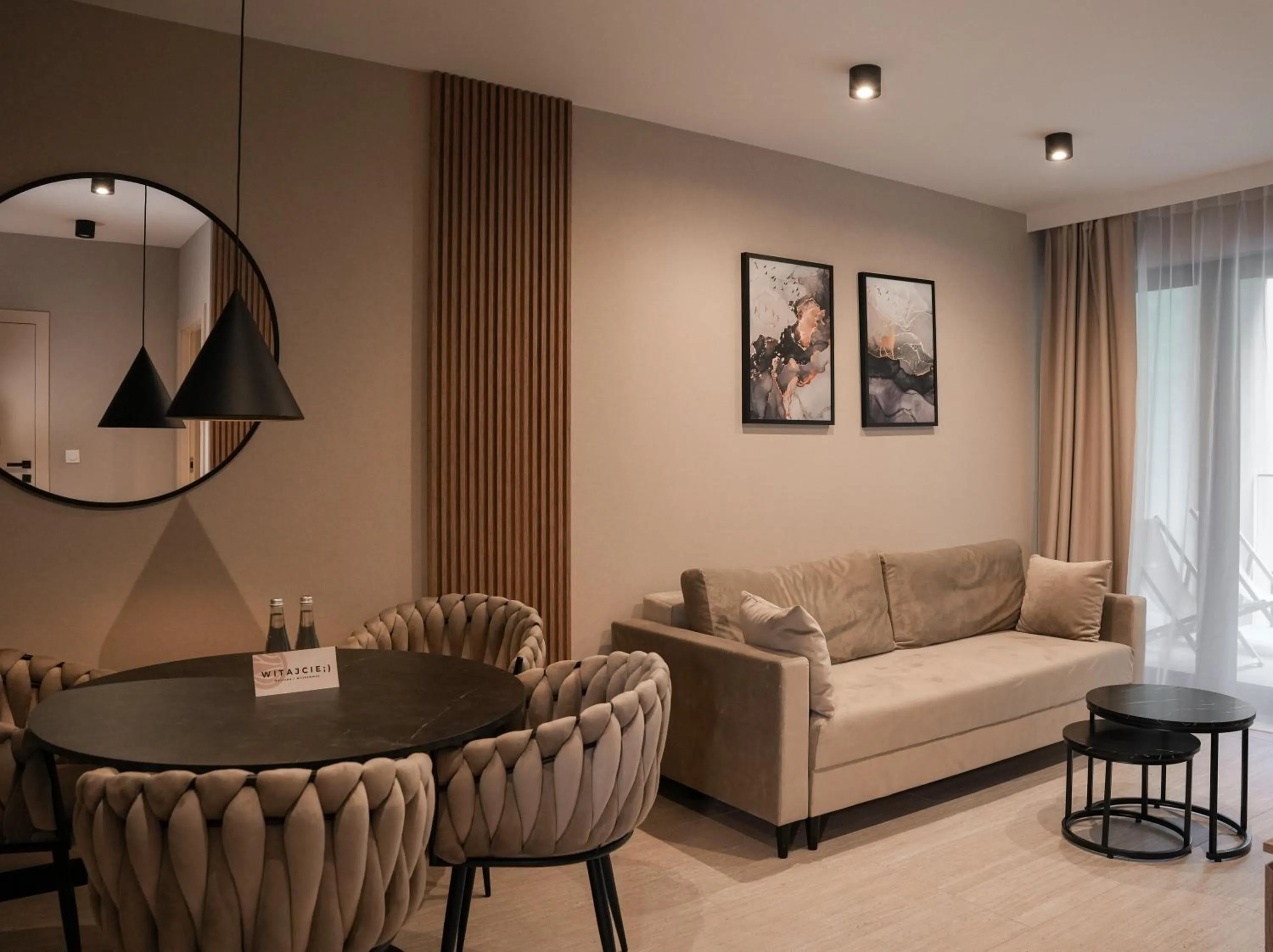 Living room in Sea & Forest Resort Międzyzdroje