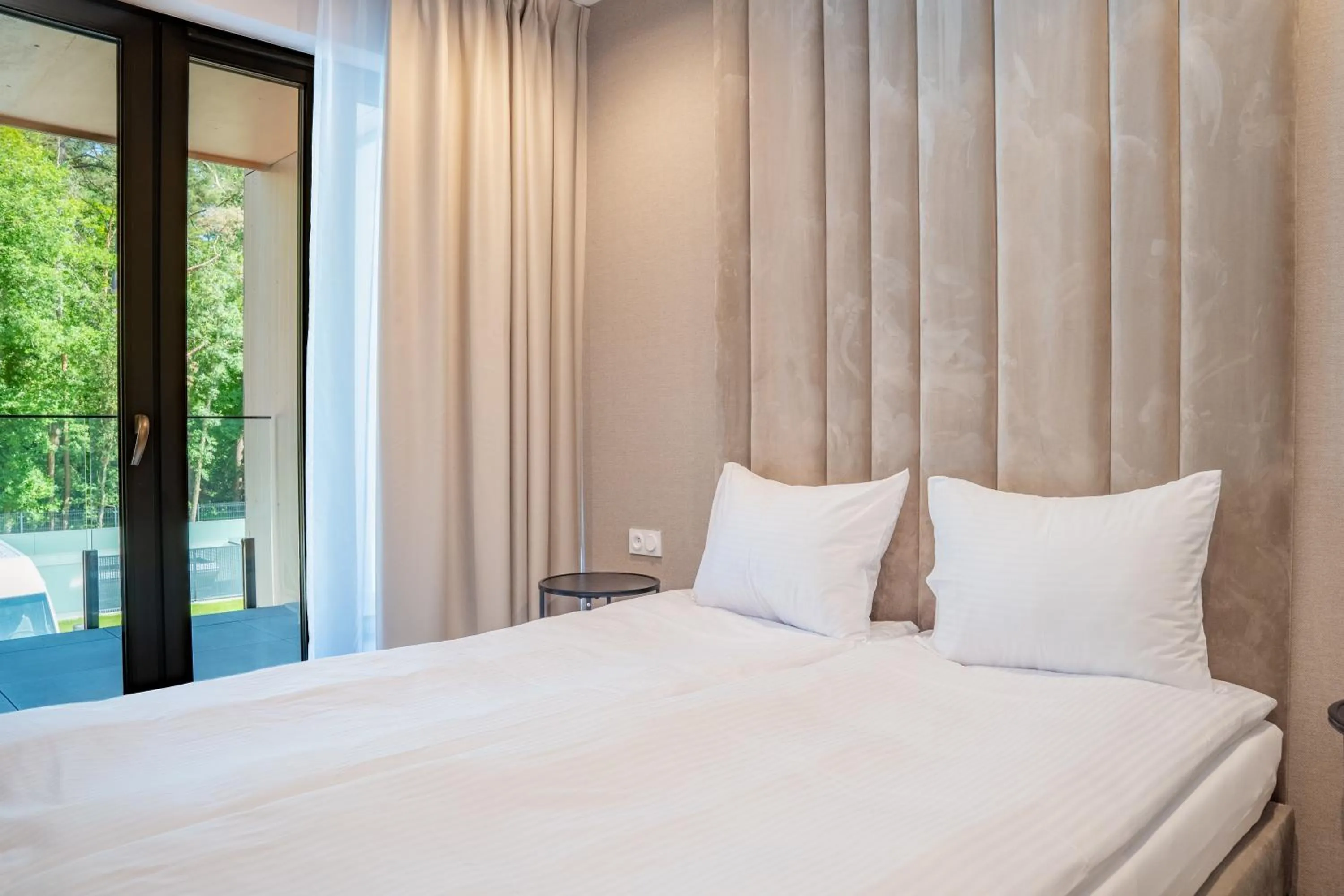 Bedroom, Bed in Sea & Forest Resort Międzyzdroje