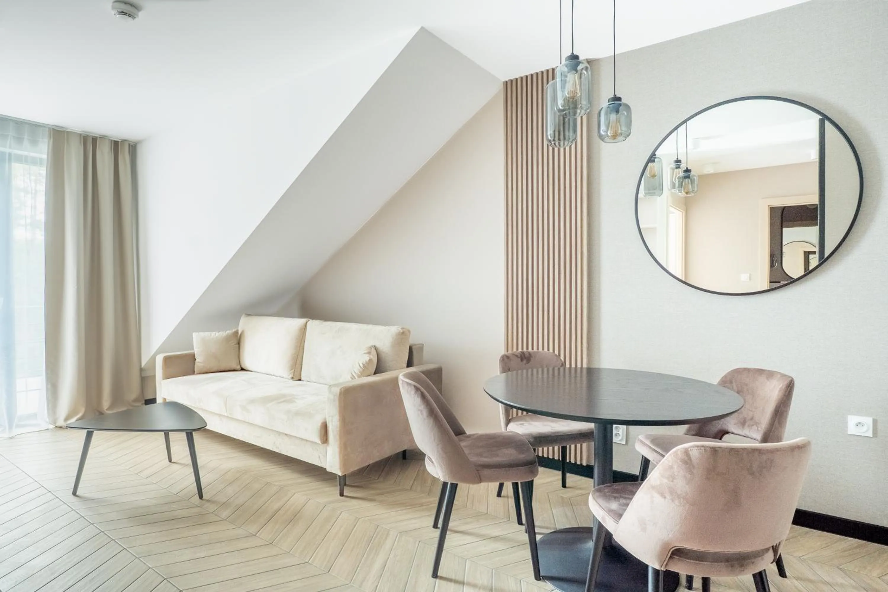 Living room in Sea & Forest Resort Międzyzdroje