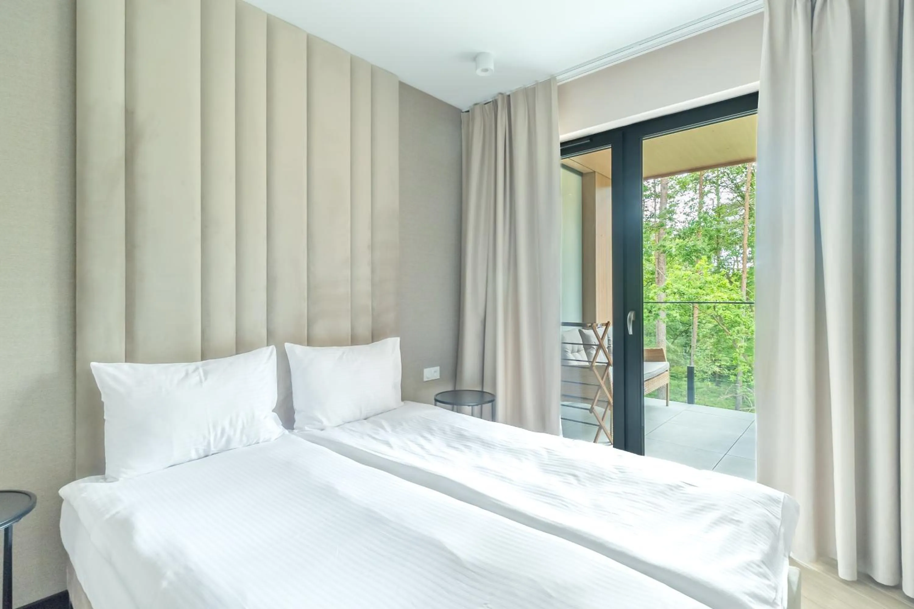 Bedroom, Bed in Sea & Forest Resort Międzyzdroje