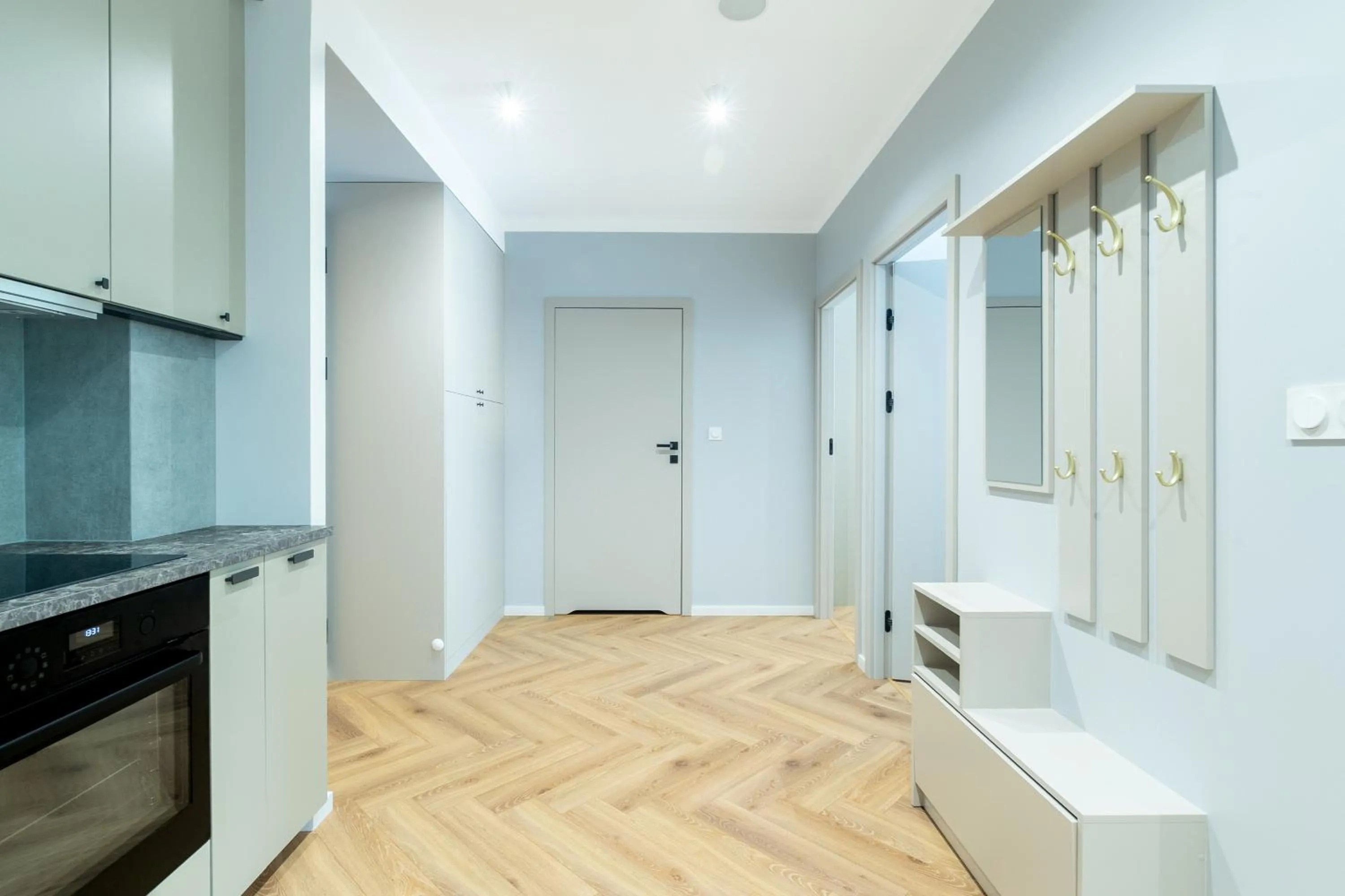 Kitchen or kitchenette in Sea & Forest Resort Międzyzdroje