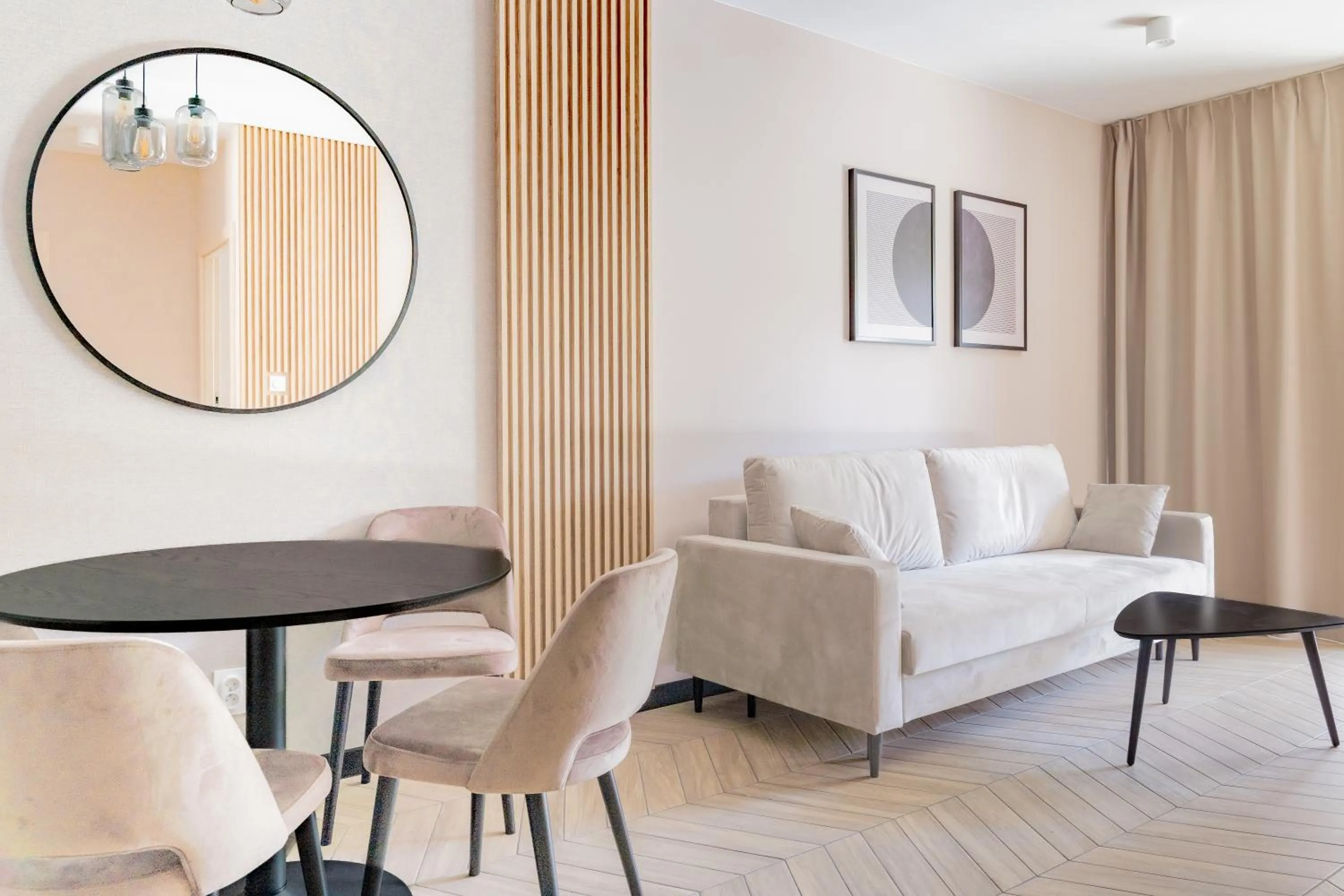 Living room in Sea & Forest Resort Międzyzdroje