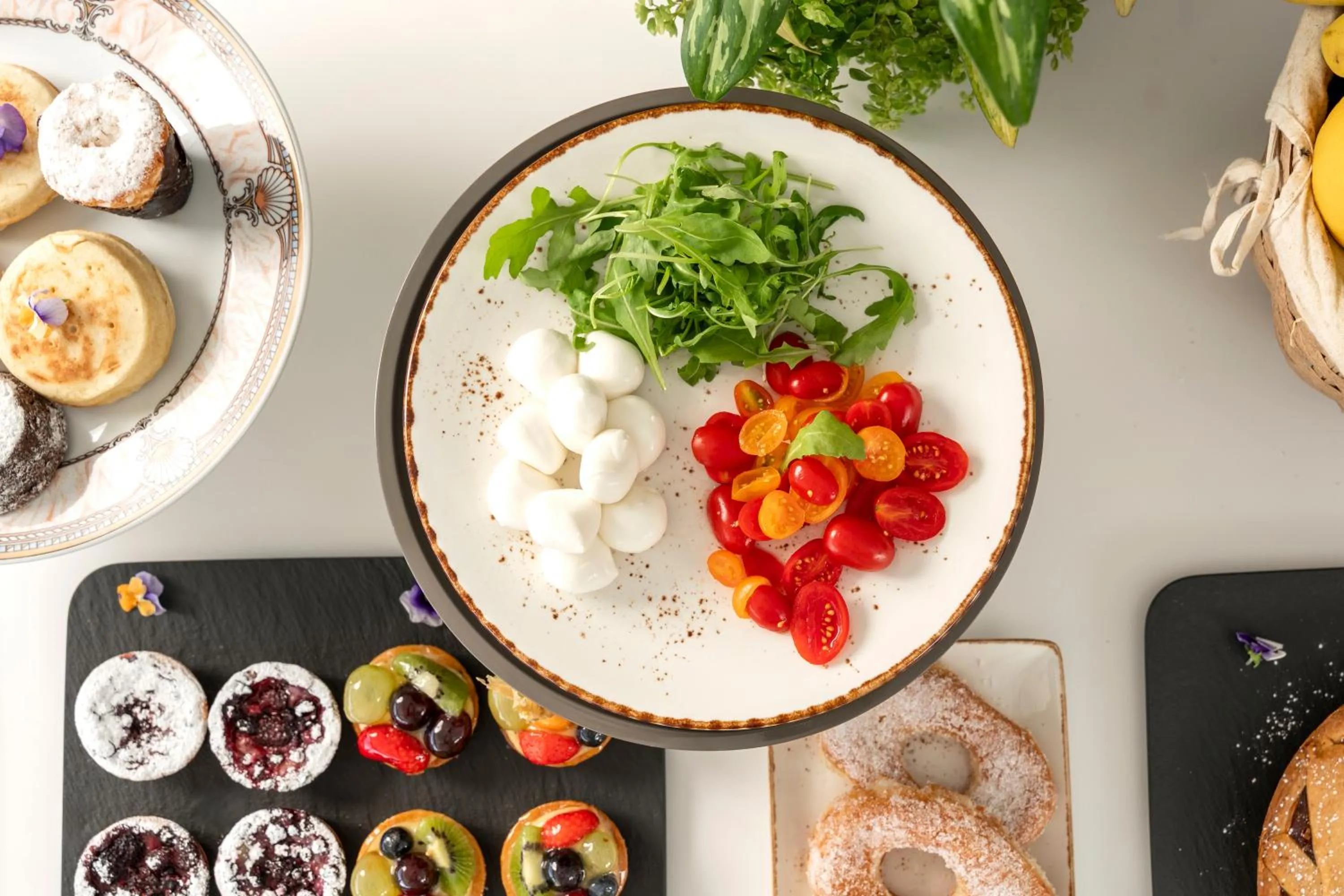 Buffet breakfast in Hotel Eden Roc