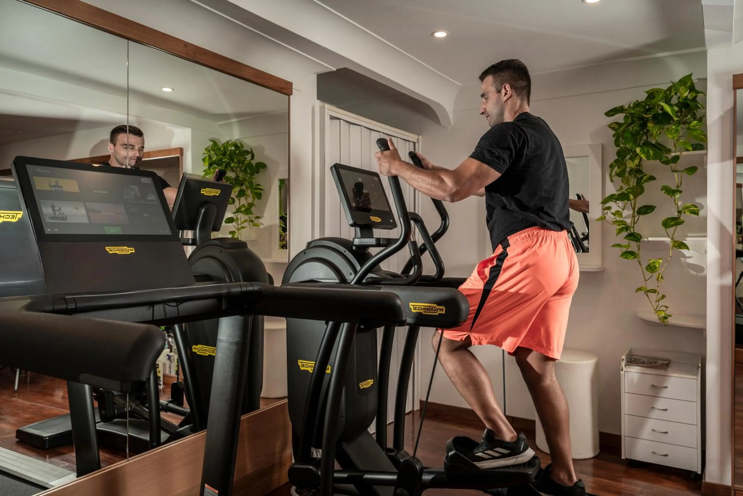 Fitness centre/facilities in Hotel Eden Roc