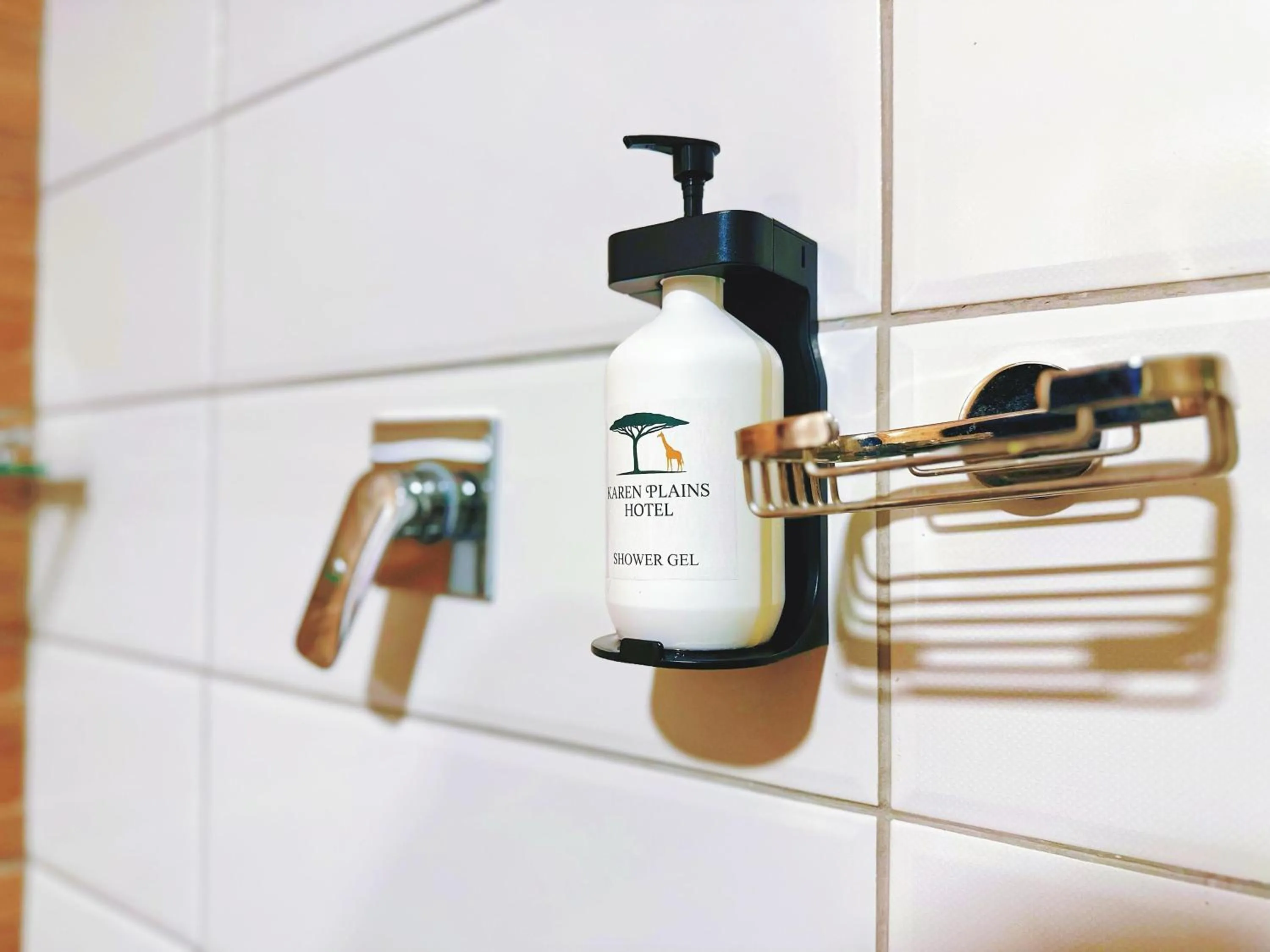 Shower in Karen Plains Hotel Nairobi