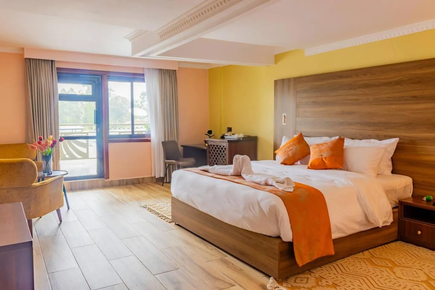 Bed in Karen Plains Hotel Nairobi