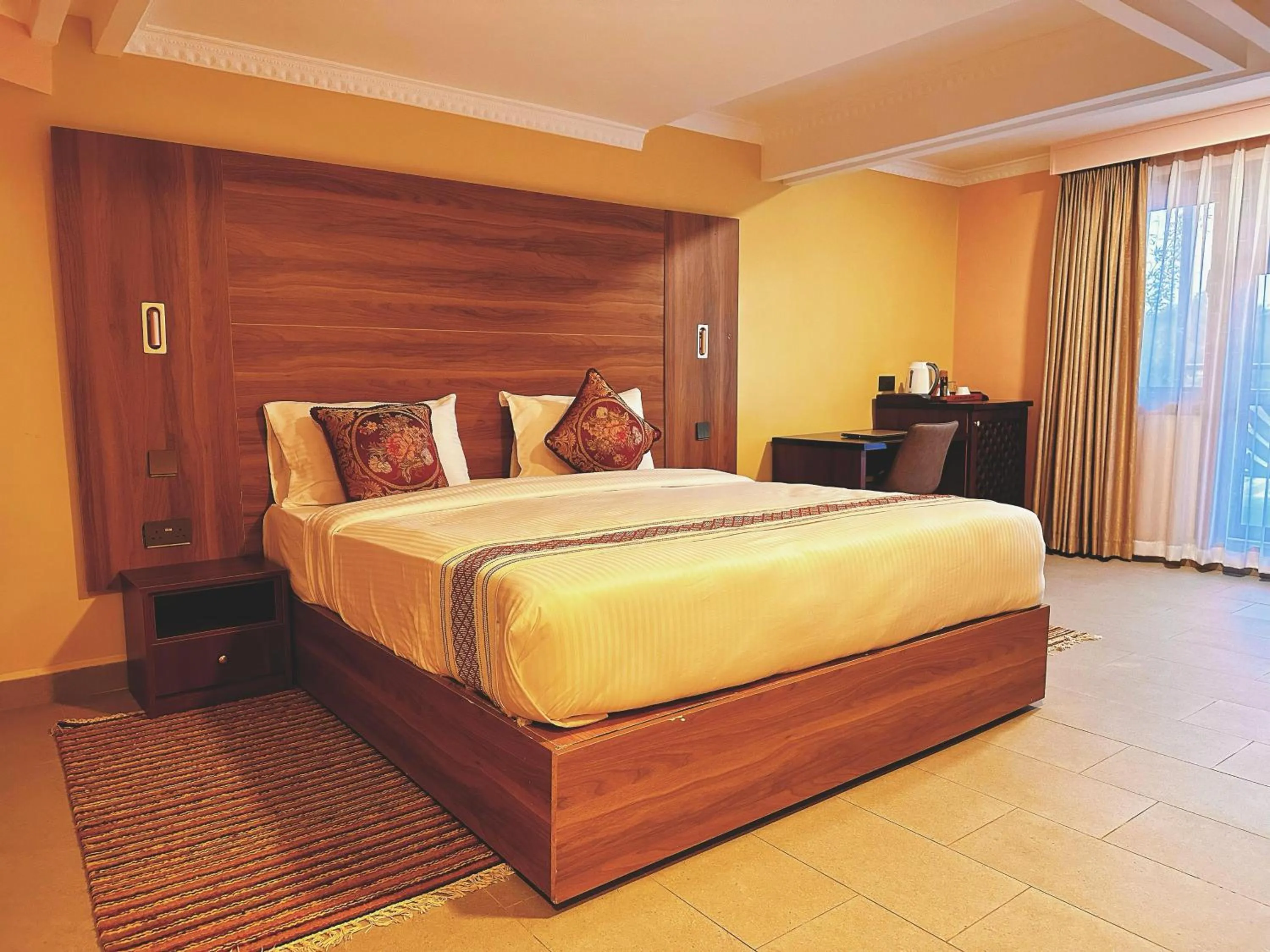 Bed in Karen Plains Hotel Nairobi