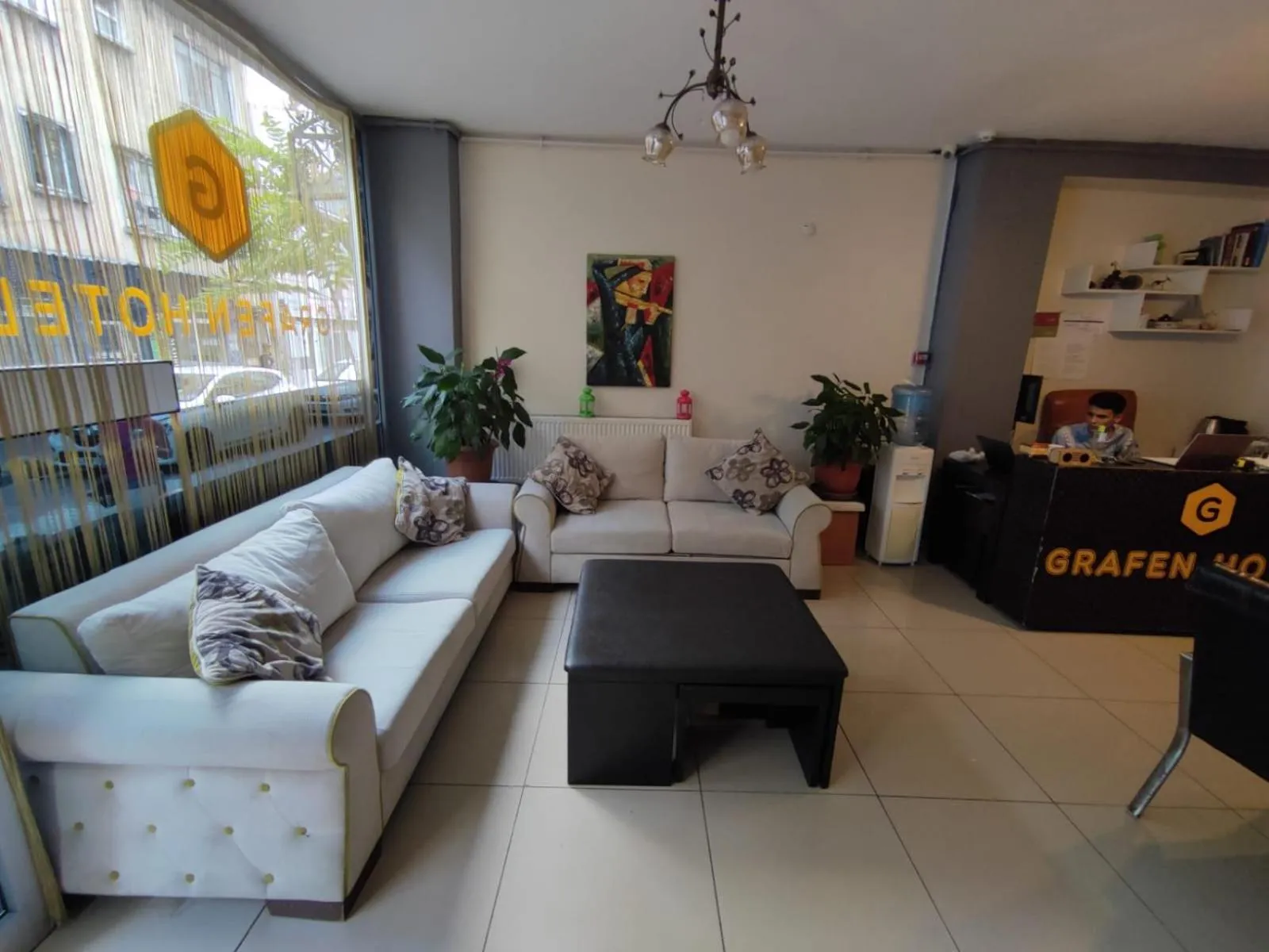 Lobby or reception in Grafen Hotel