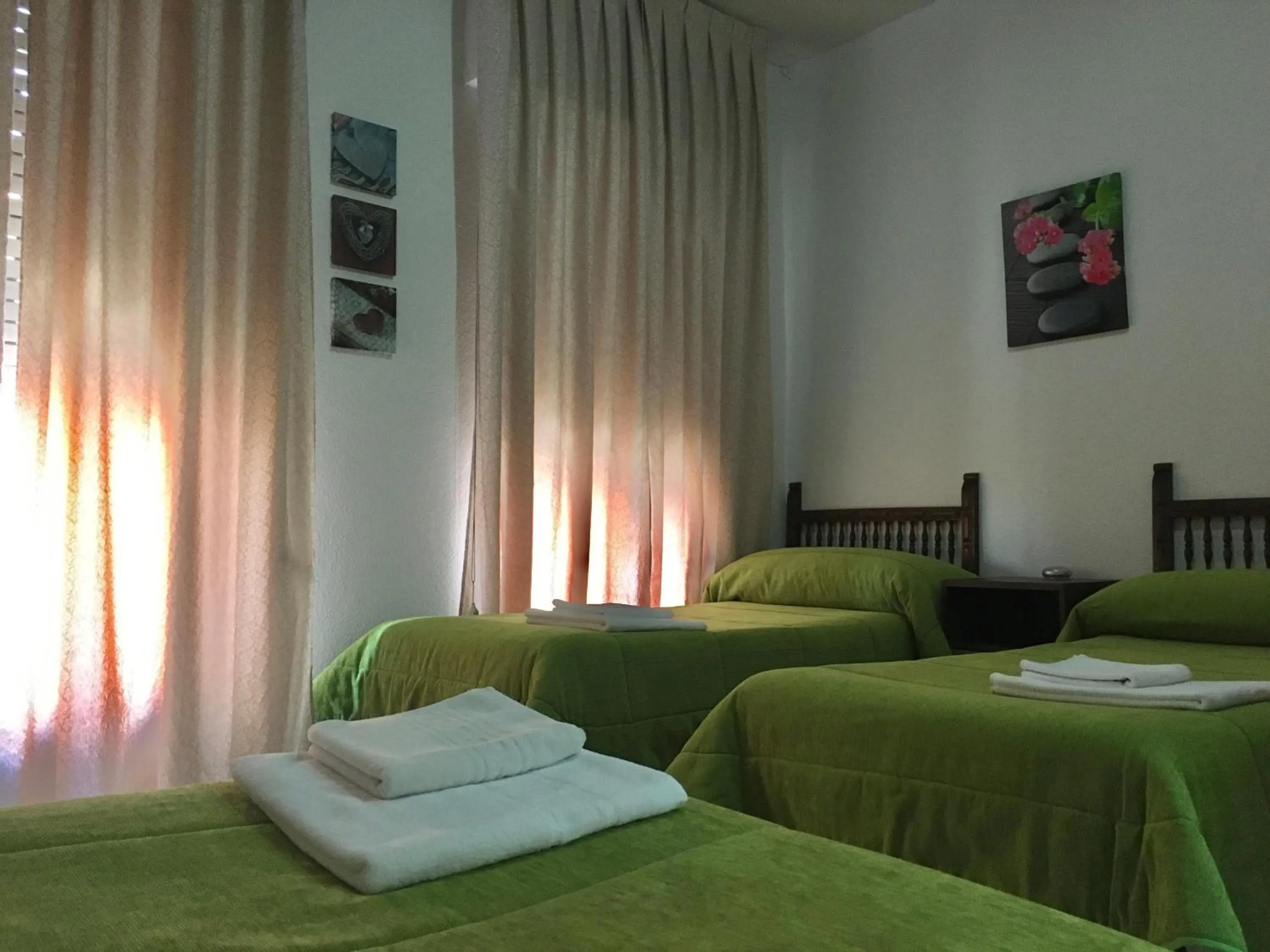 Bed in Hostal Santa Barbara