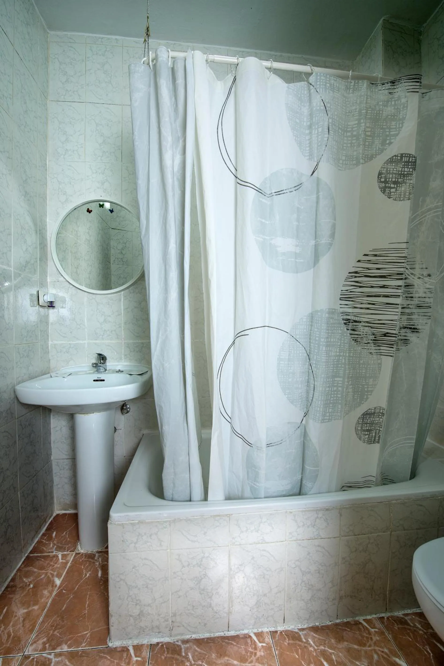 Bathroom in Hostal Santa Barbara