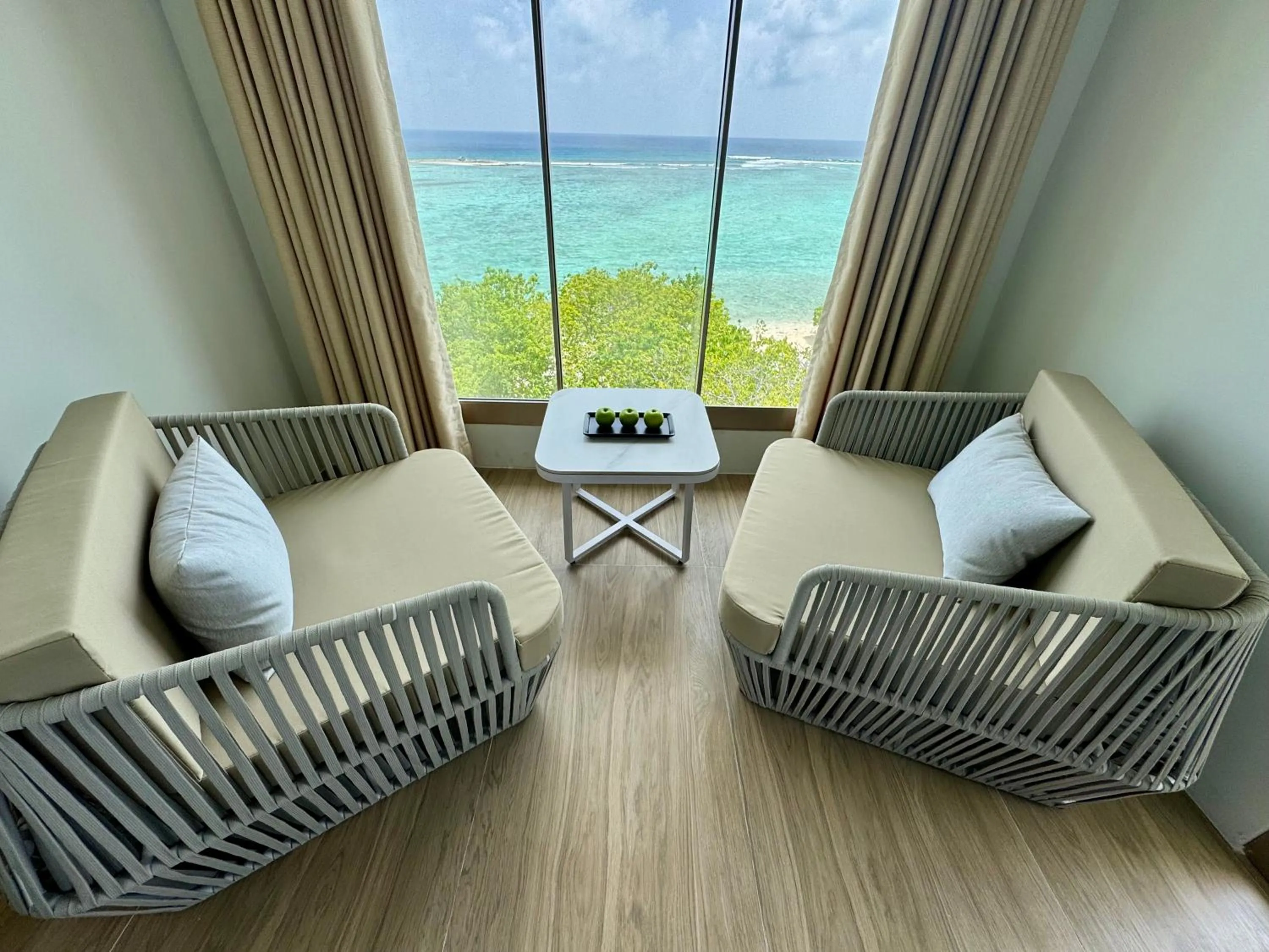 Seating area in Avyanna Gulhi Beach Hotel