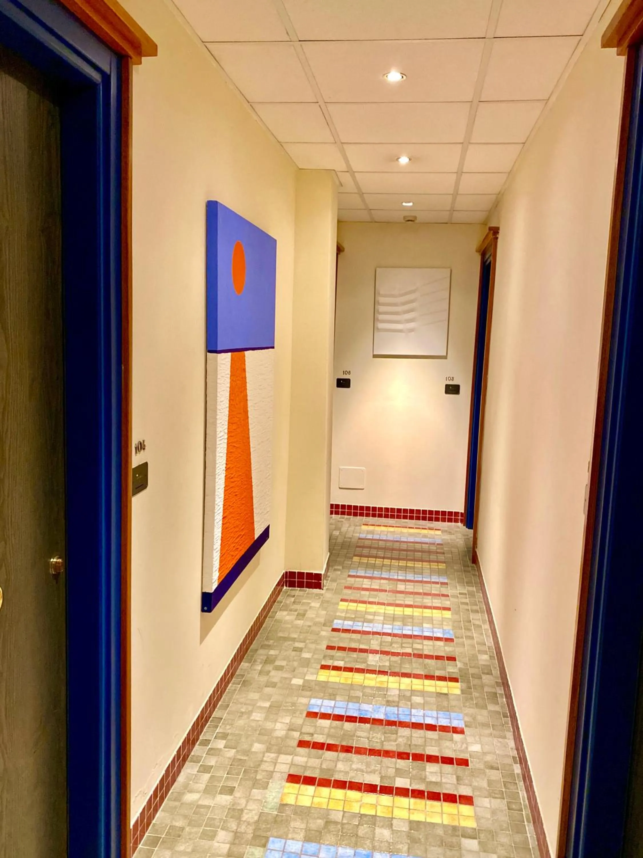 Decorative detail in Hotel Della Baia