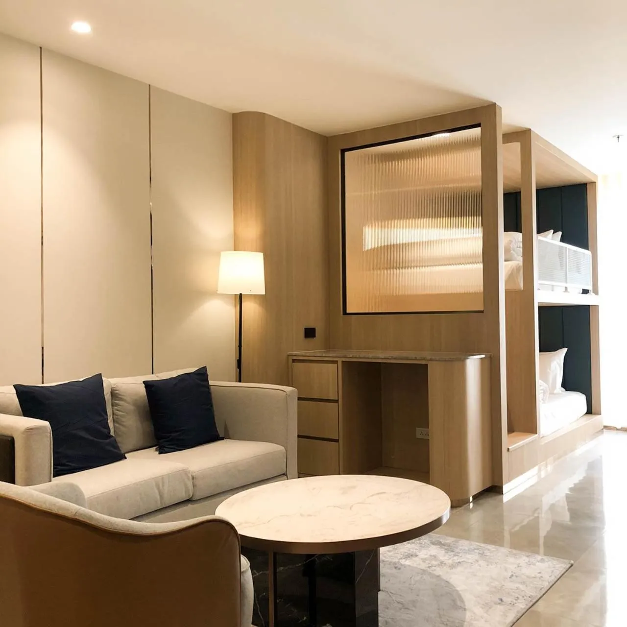 Living room in Samsara Hotel Pattaya