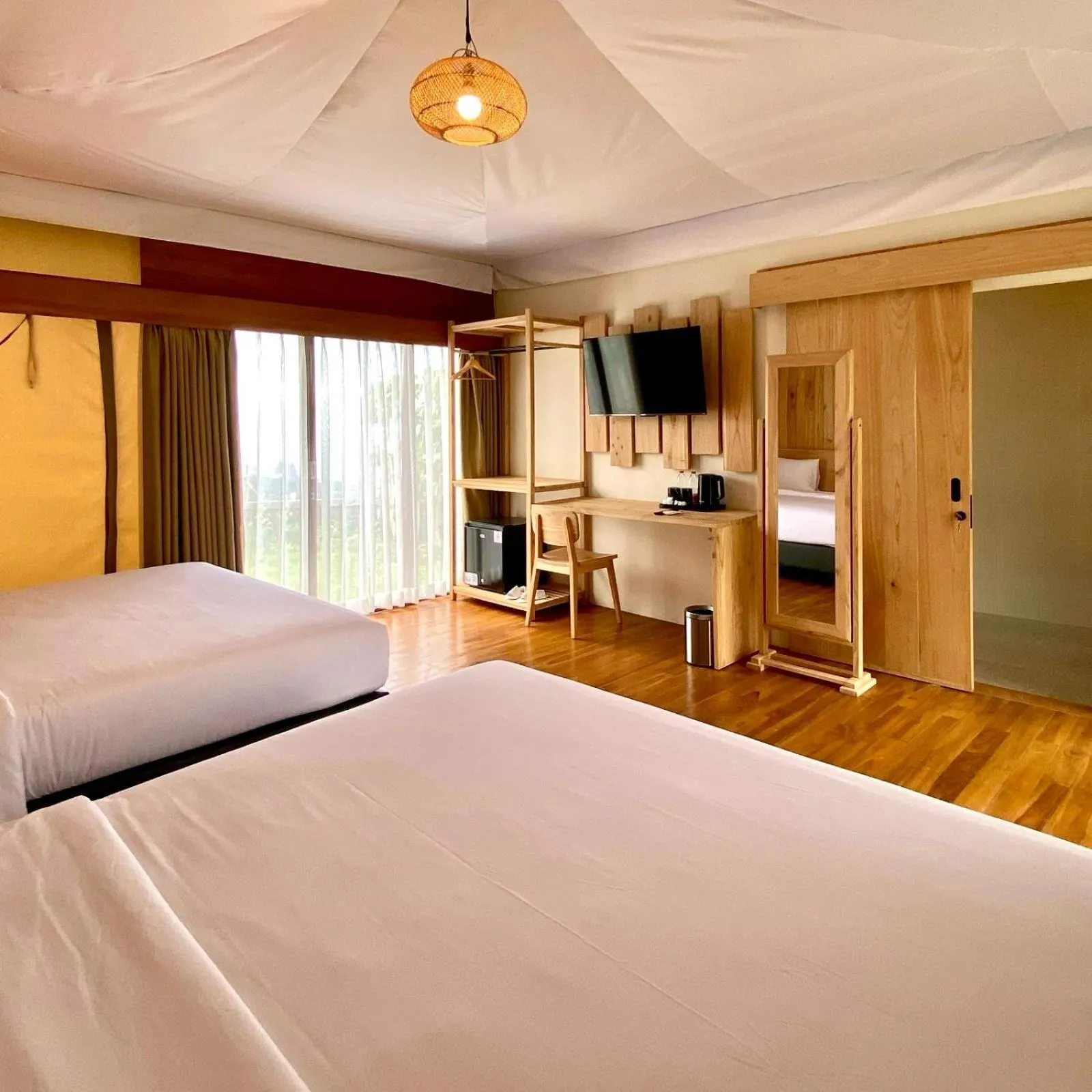 Bedroom, Bed in Tebing View Glamping, Azana Hotels Collection