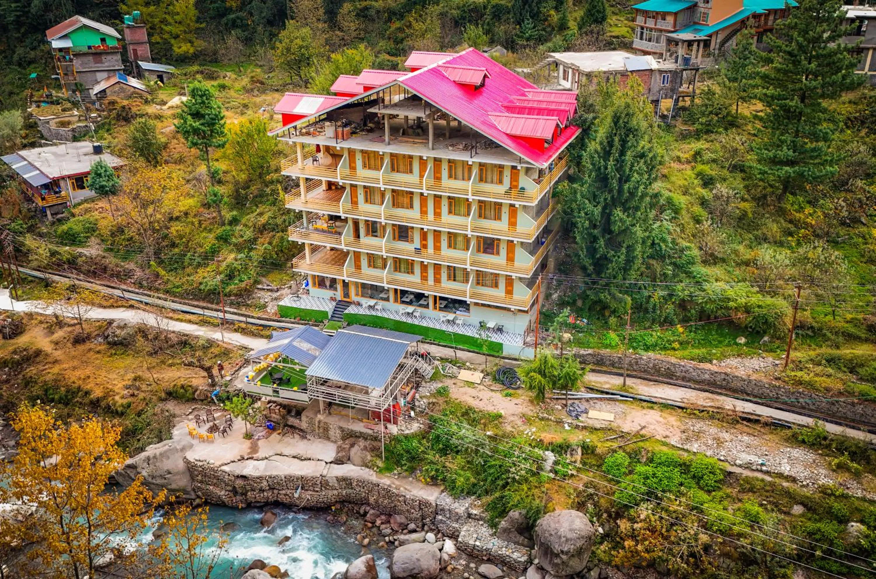 Property building in The Himalayan Stories - A Riverside Heaven Resort