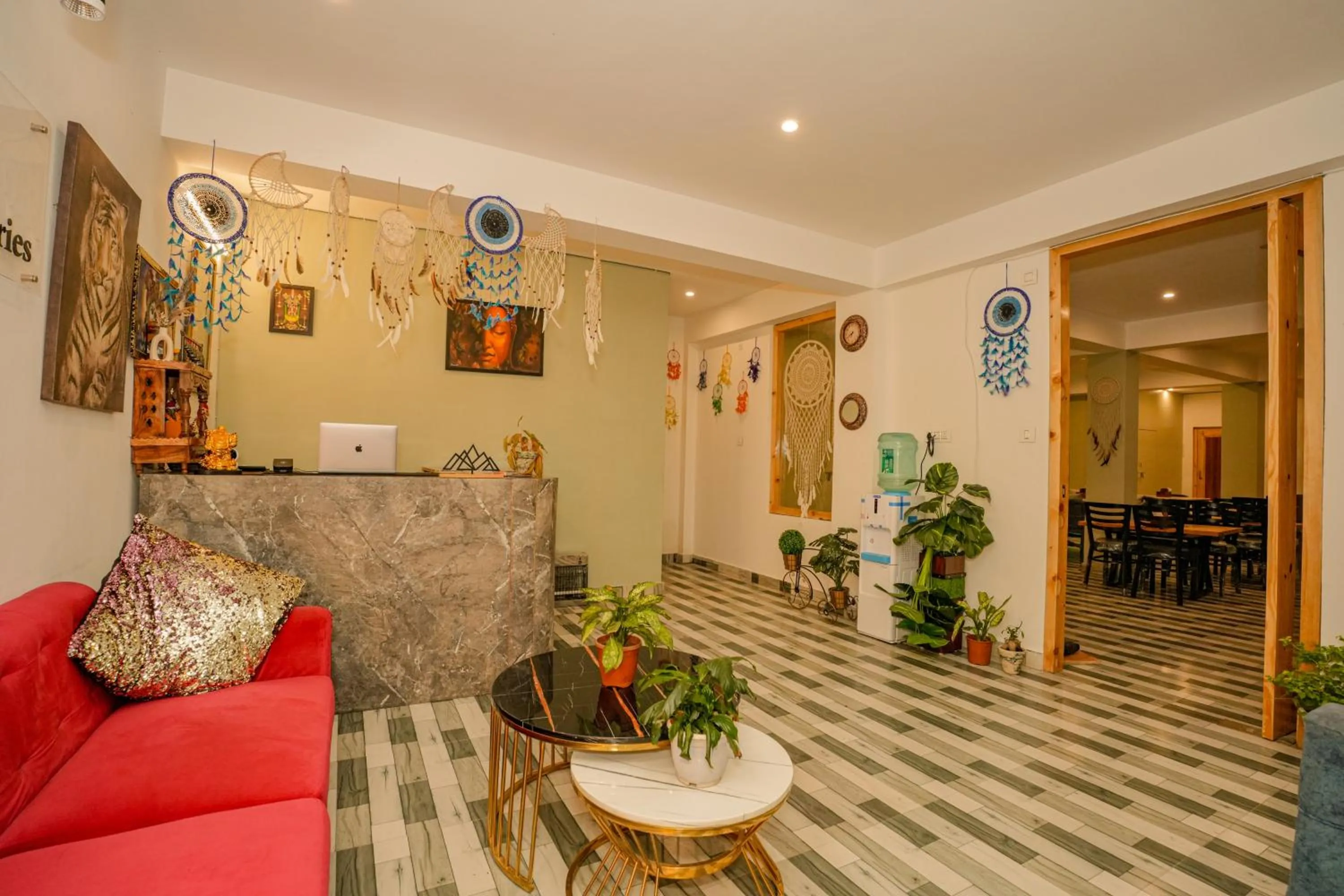 Lobby or reception in The Himalayan Stories - A Riverside Heaven Resort