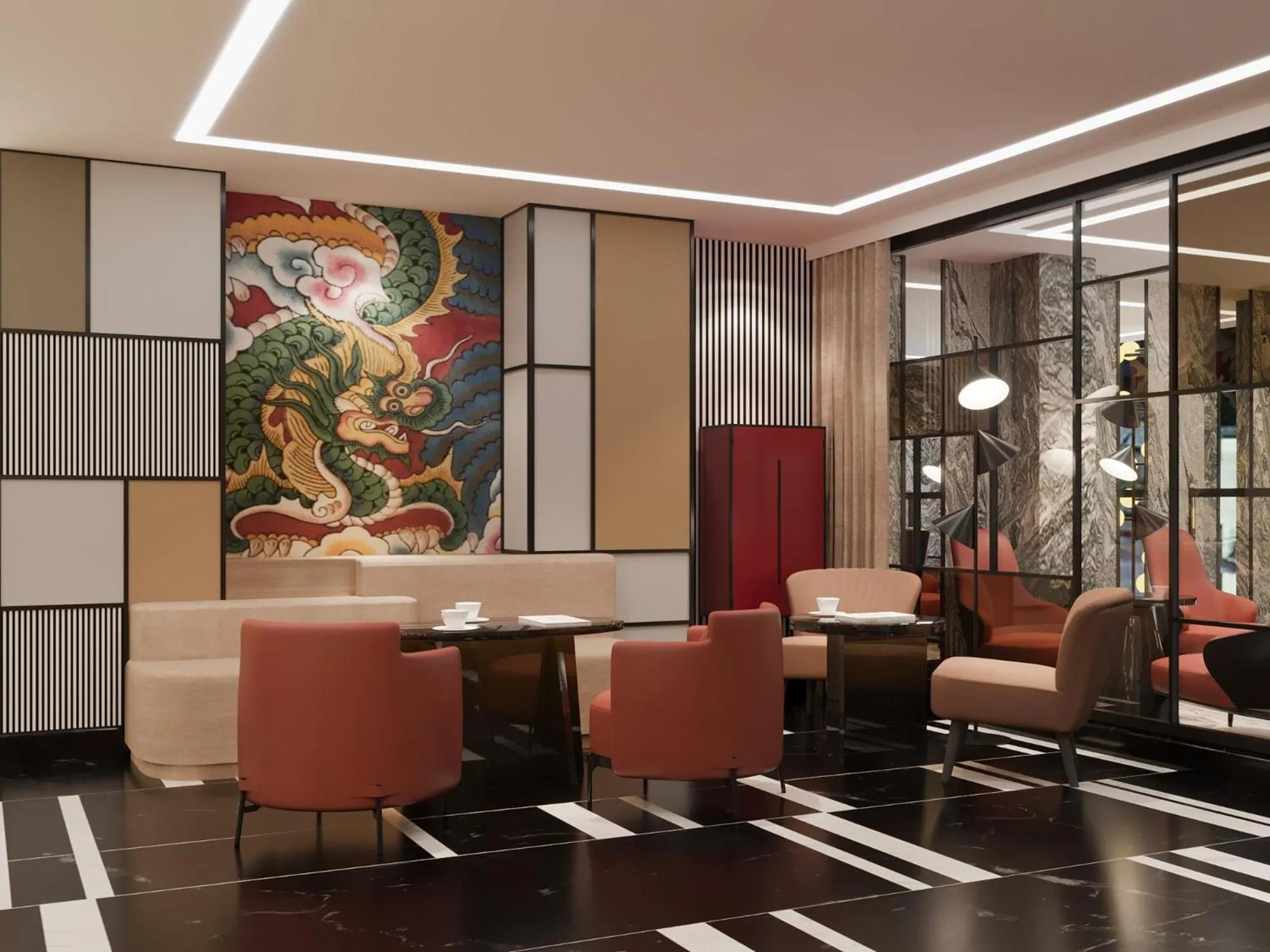 Lobby or reception in Solaria Tesori Hotel