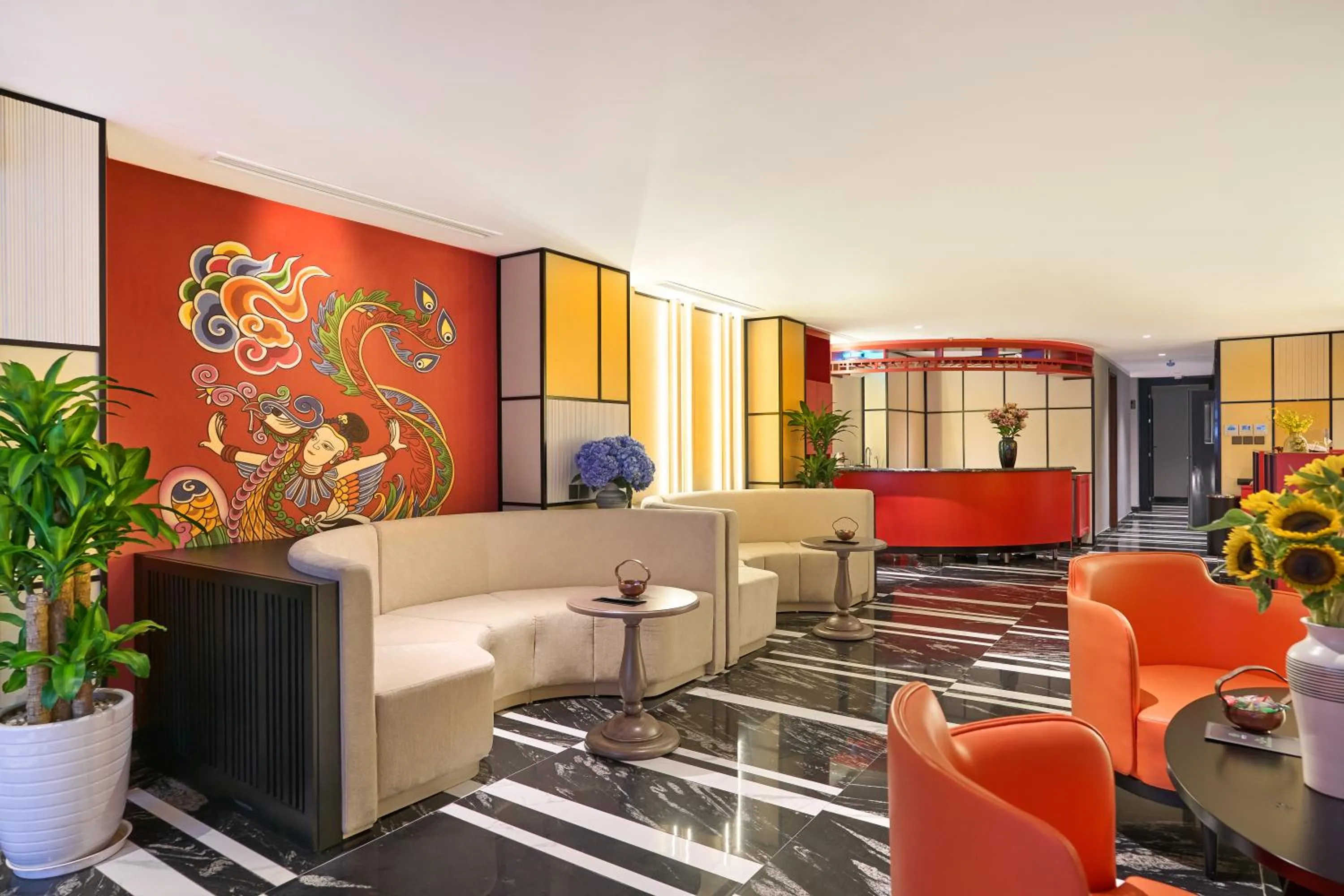 Lobby or reception in Solaria Tesori Hotel