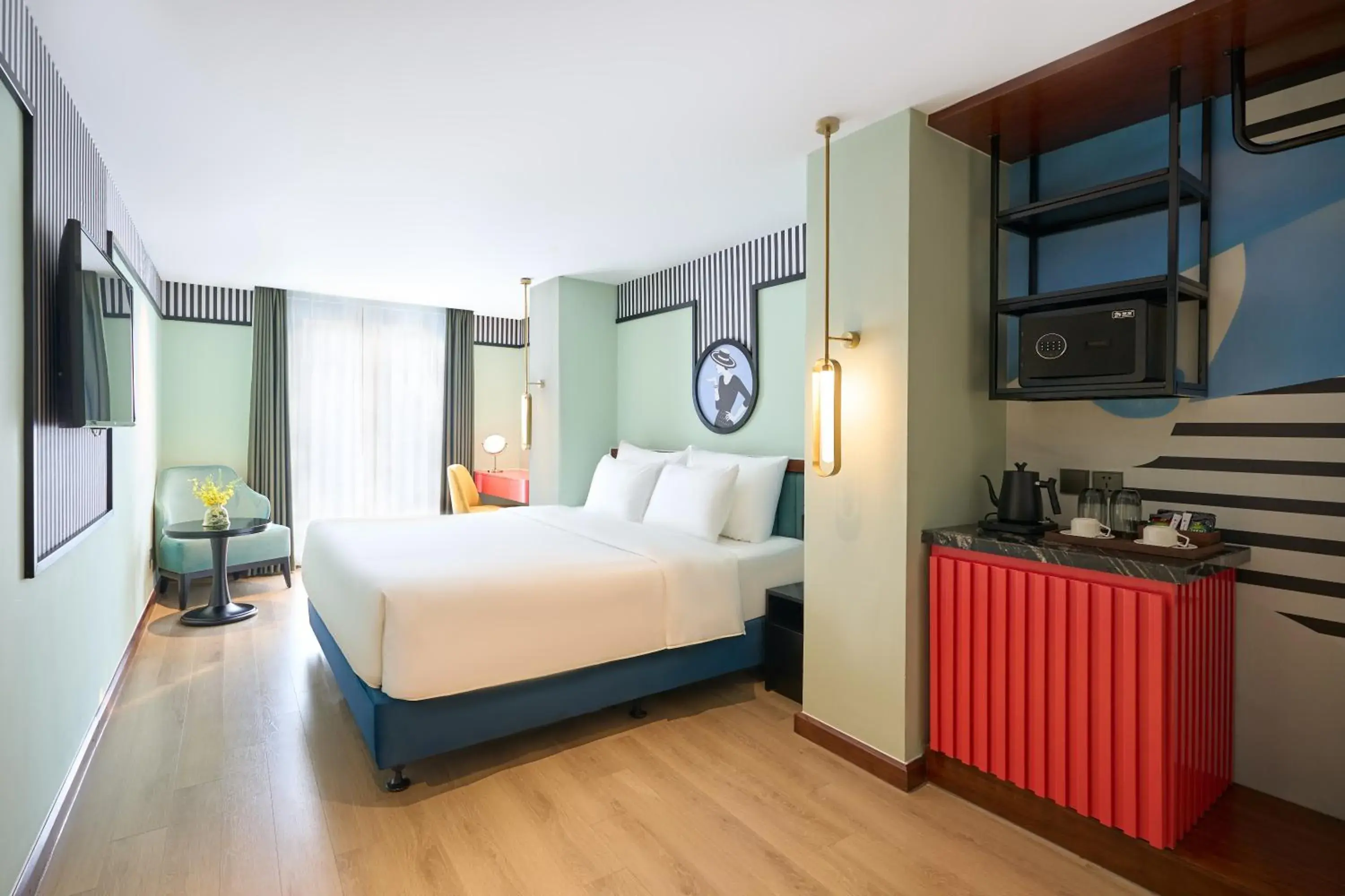 Solarium Balcony King room Street View in Solaria Tesori Hotel Solarium Balcony King room Street View in Solaria Tesori Hotel