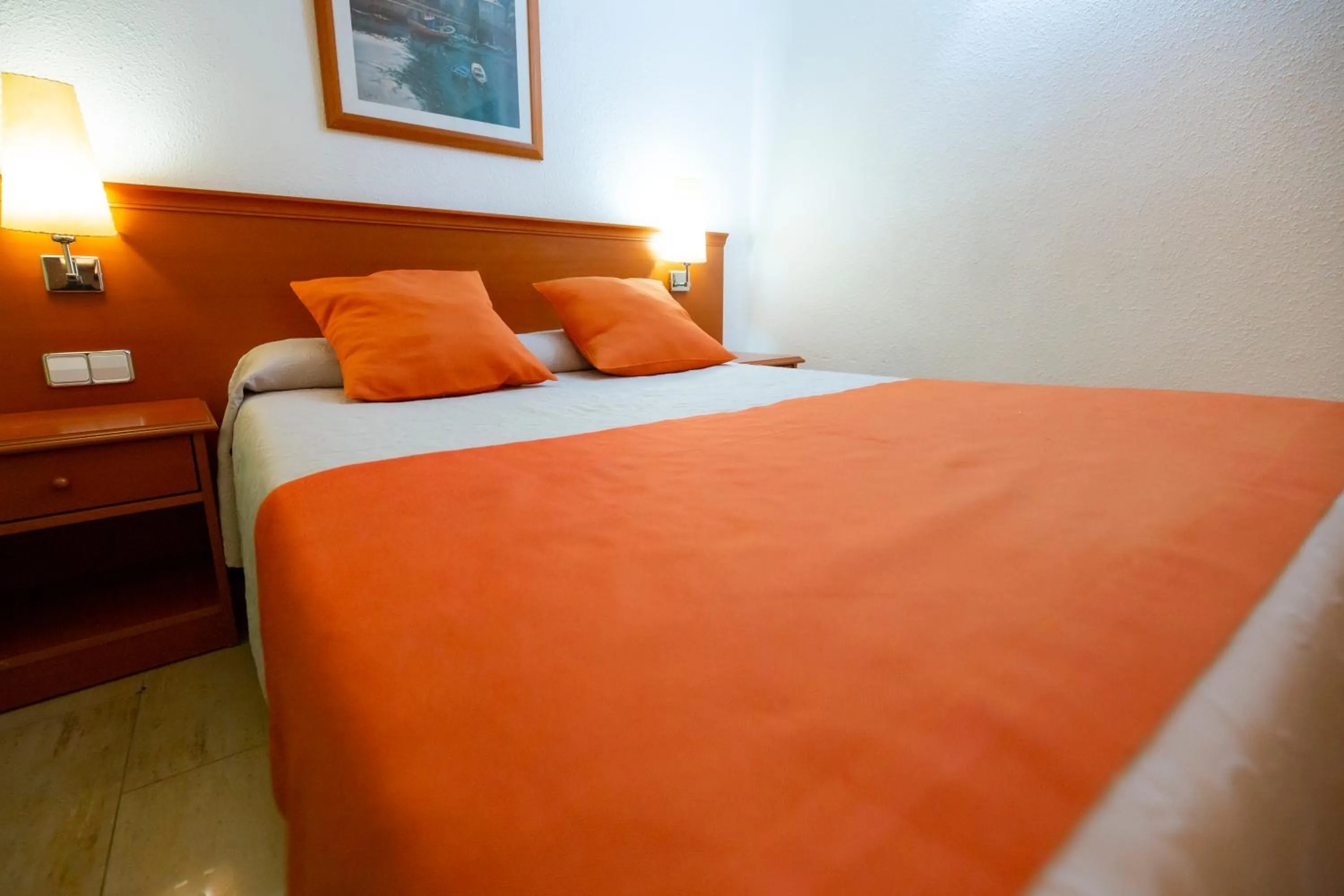 Bedroom, Bed in Hotel Risech