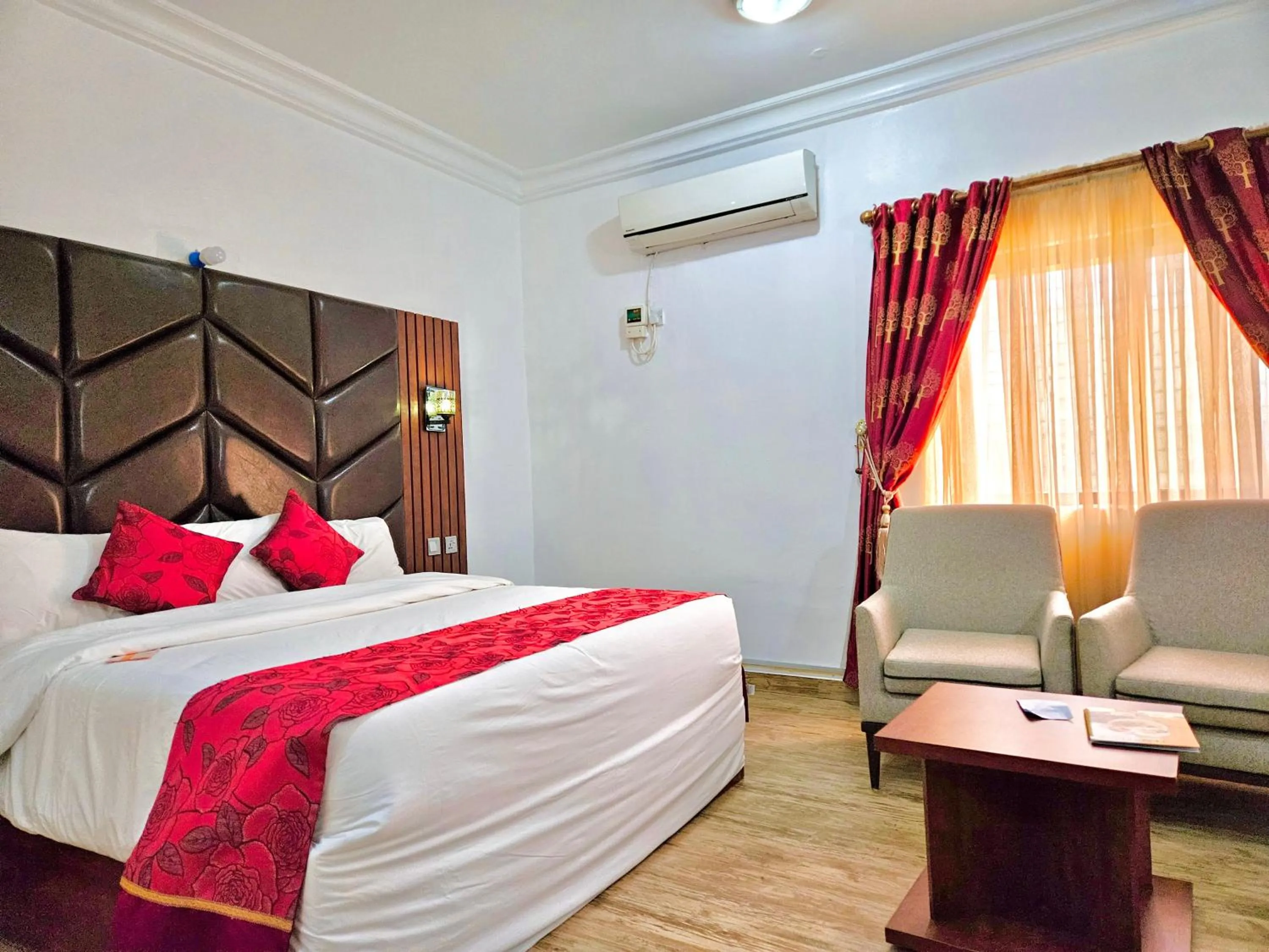 Bed in Reiz Continental Hotel, Abuja