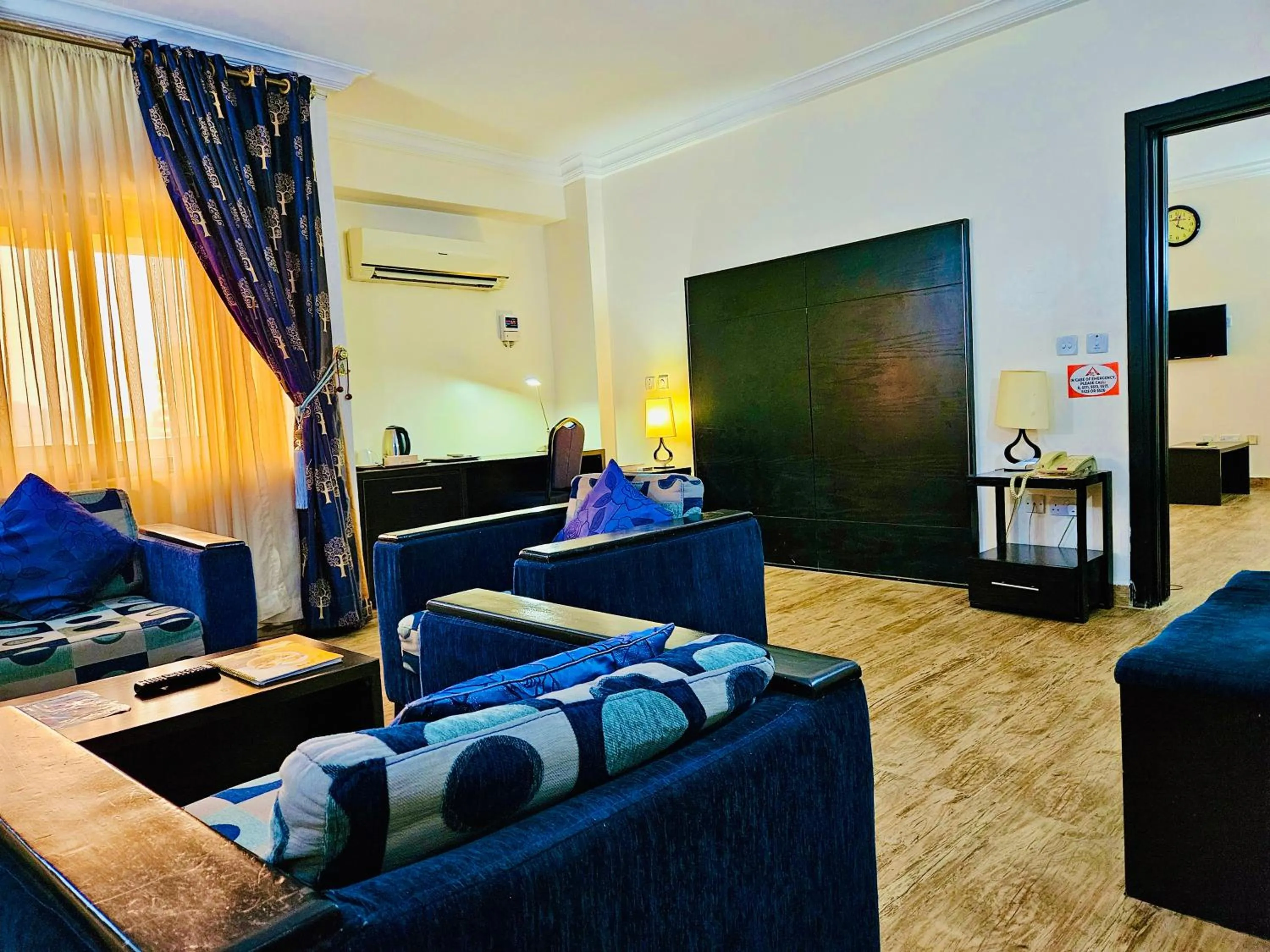 Bed in Reiz Continental Hotel, Abuja