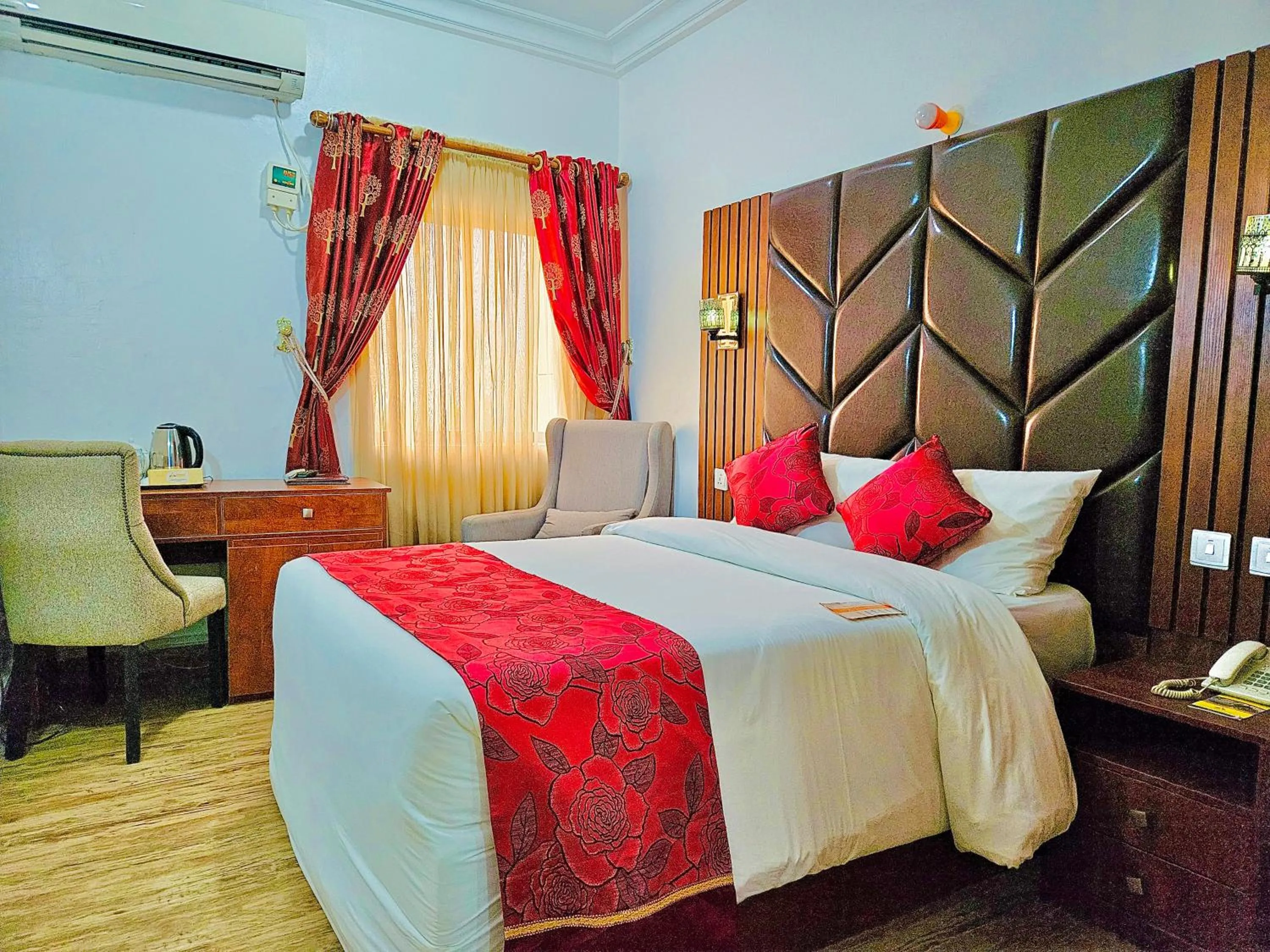 Bed in Reiz Continental Hotel, Abuja